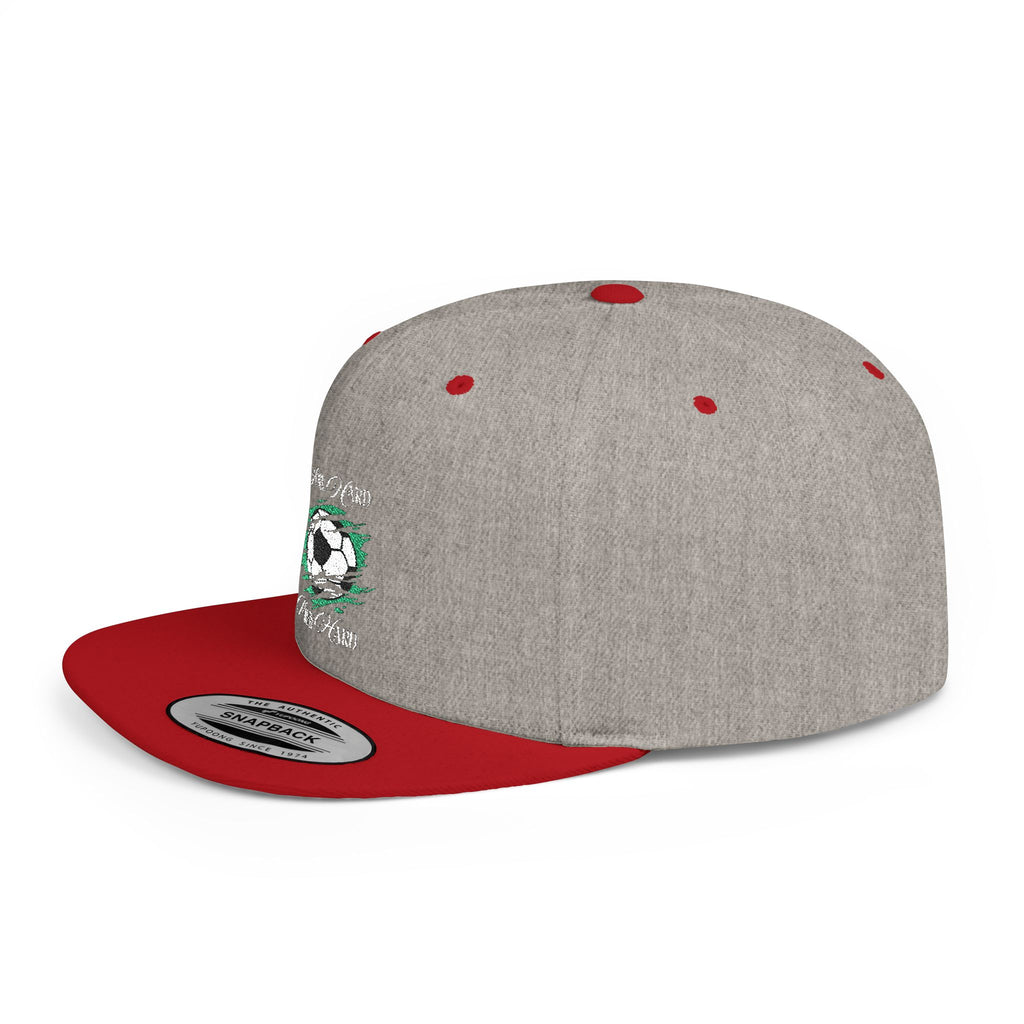 Soccer Work Hard Pray Hard - Christian Snapback