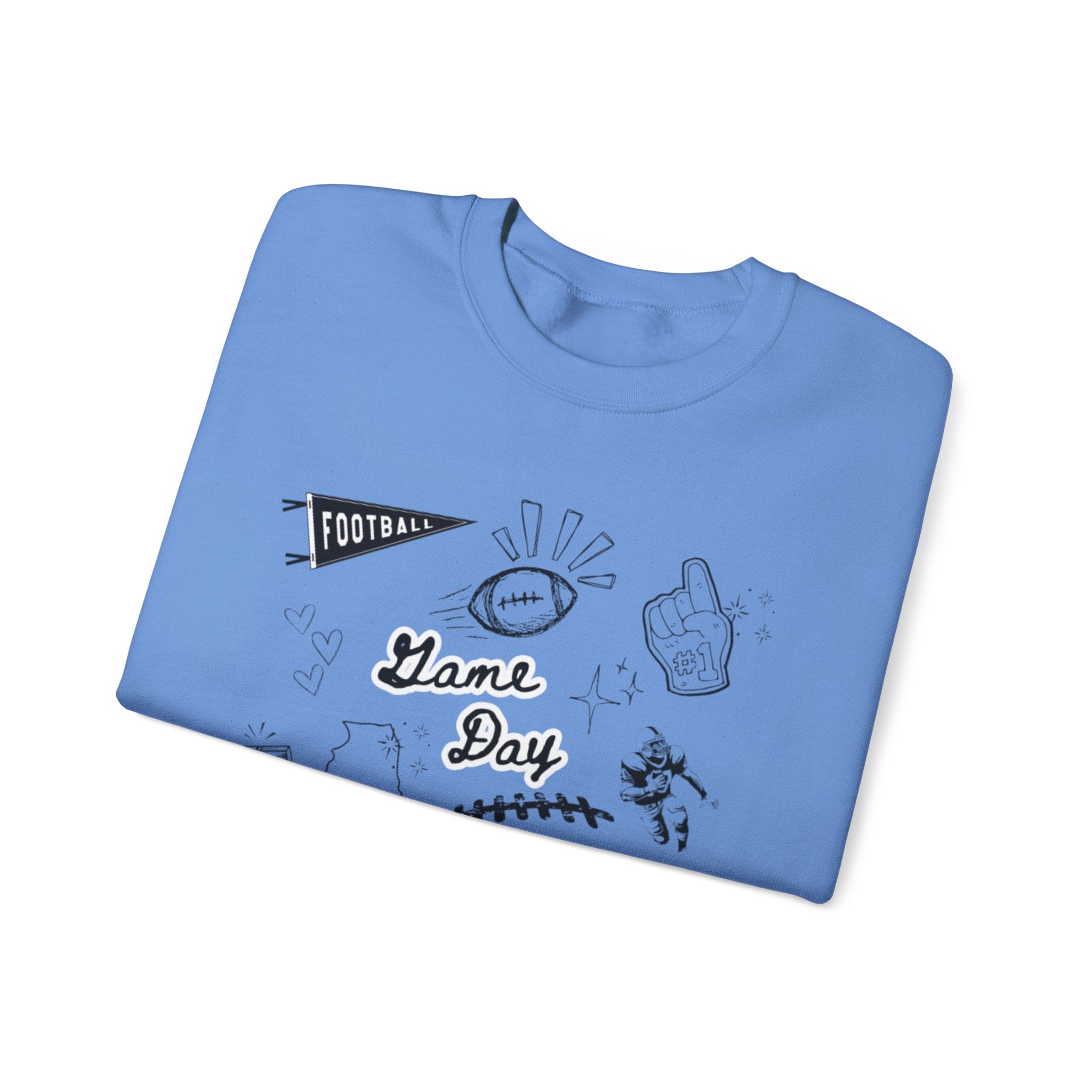 Football Game Day - Graphic Crewneck Sweatshirt