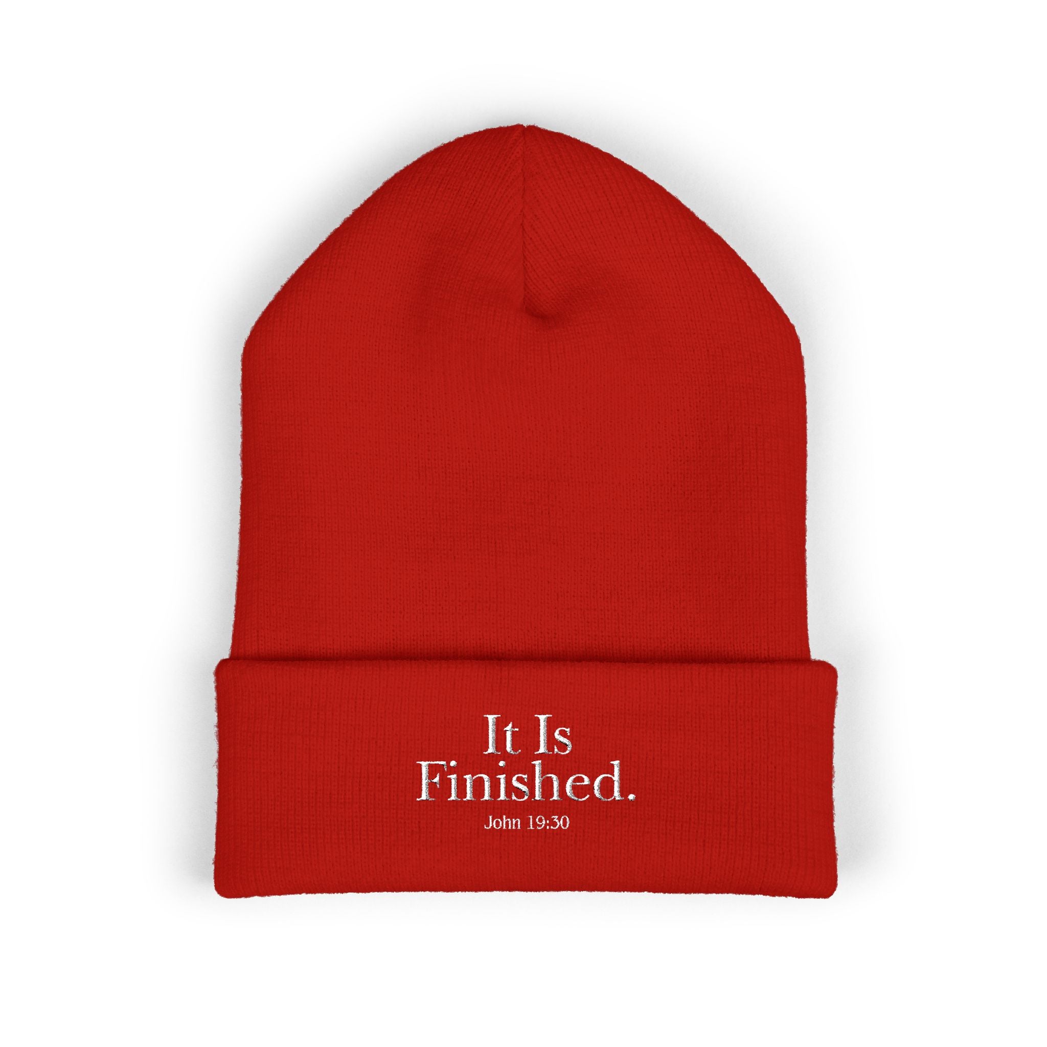 John 19:30 - Christian Beanie (Embroidered)