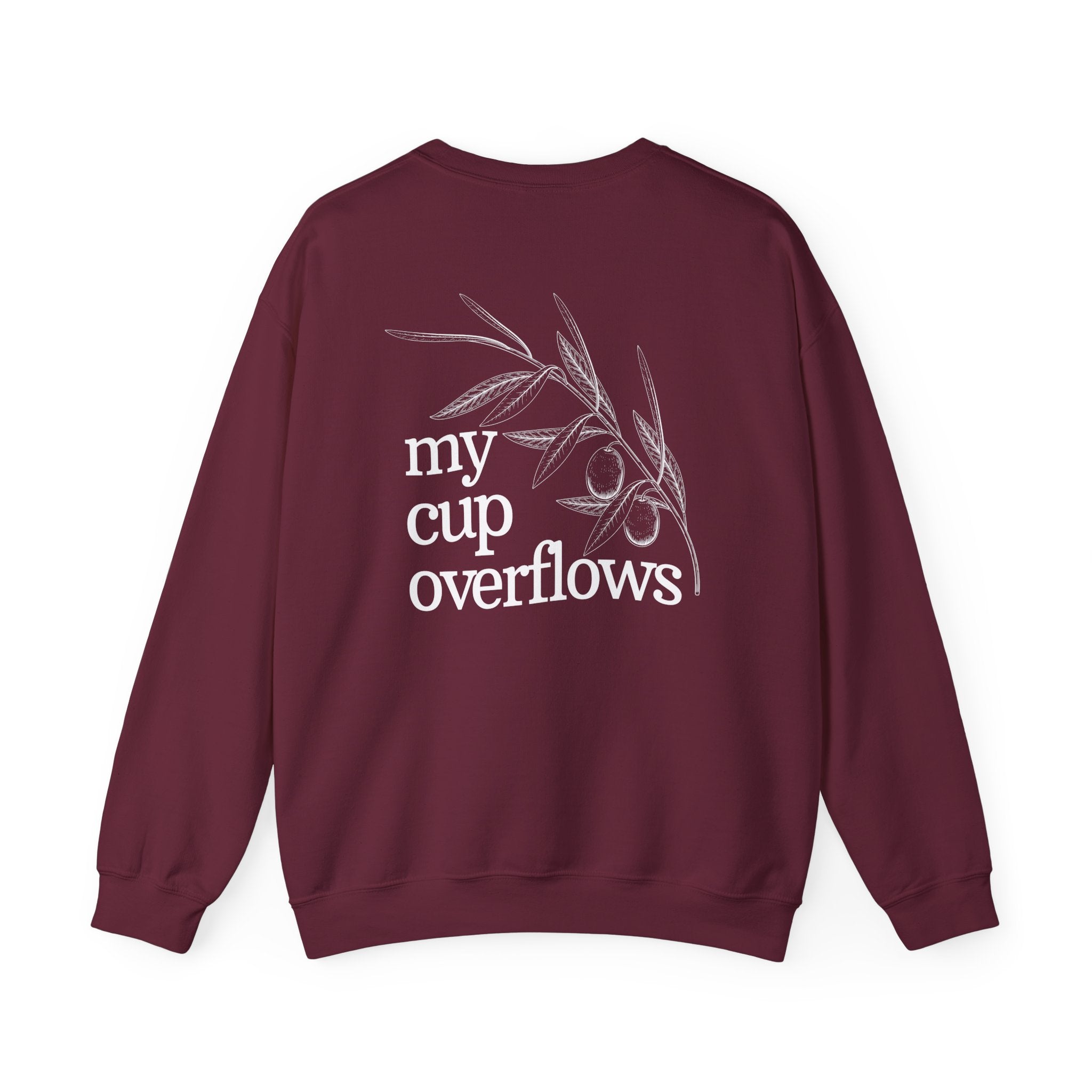 Psalm 23:5 - Christian Crewneck Sweatshirt