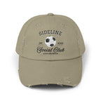 Soccer Sideline Social Club - Distressed Cap
