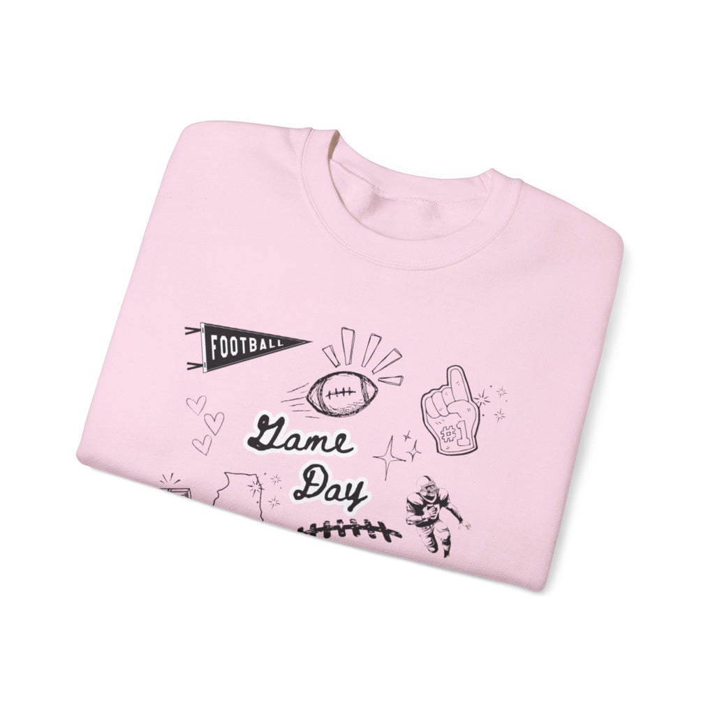 Football Game Day - Graphic Crewneck Sweatshirt