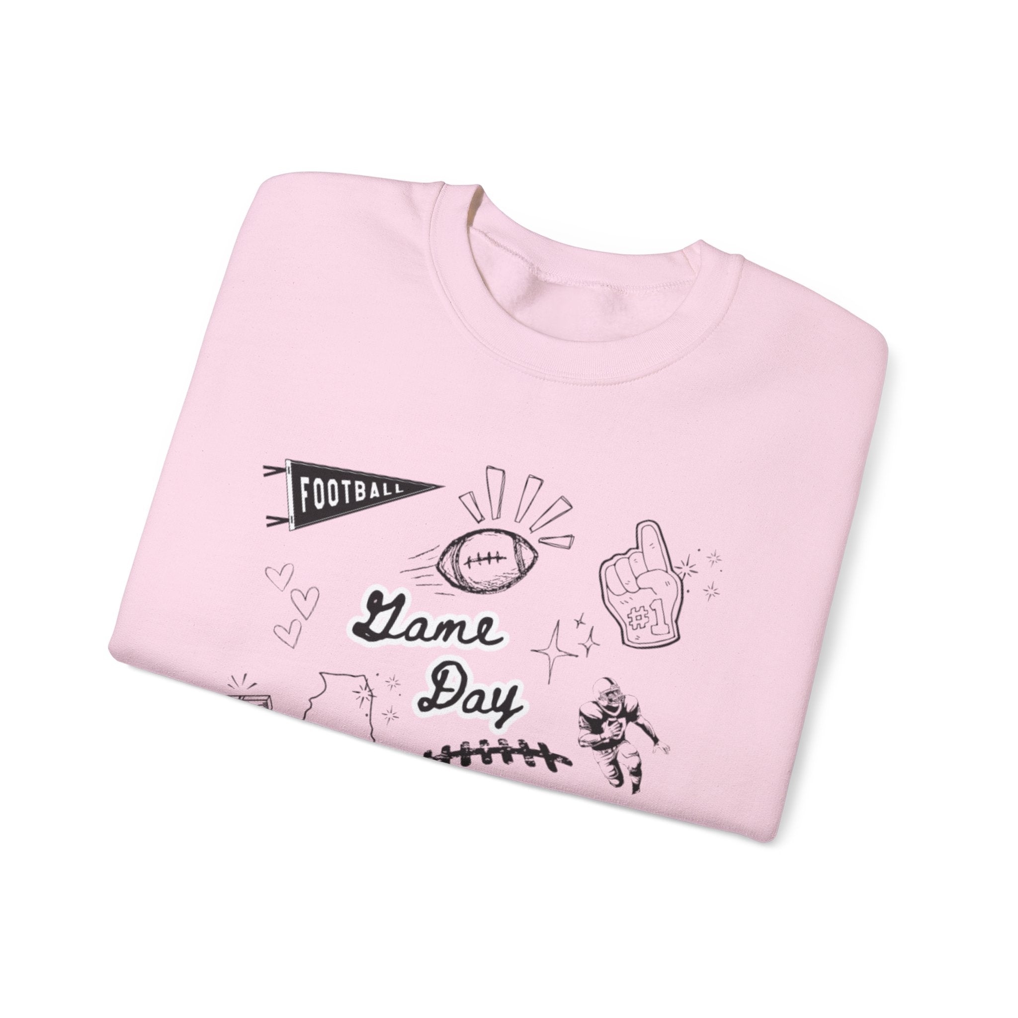 Football Game Day - Graphic Crewneck Sweatshirt