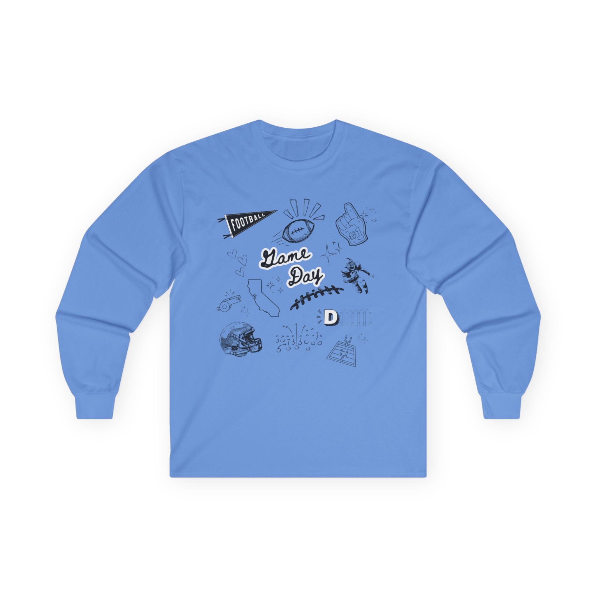 Football (CA) Game Day - Graphic Long Sleeve