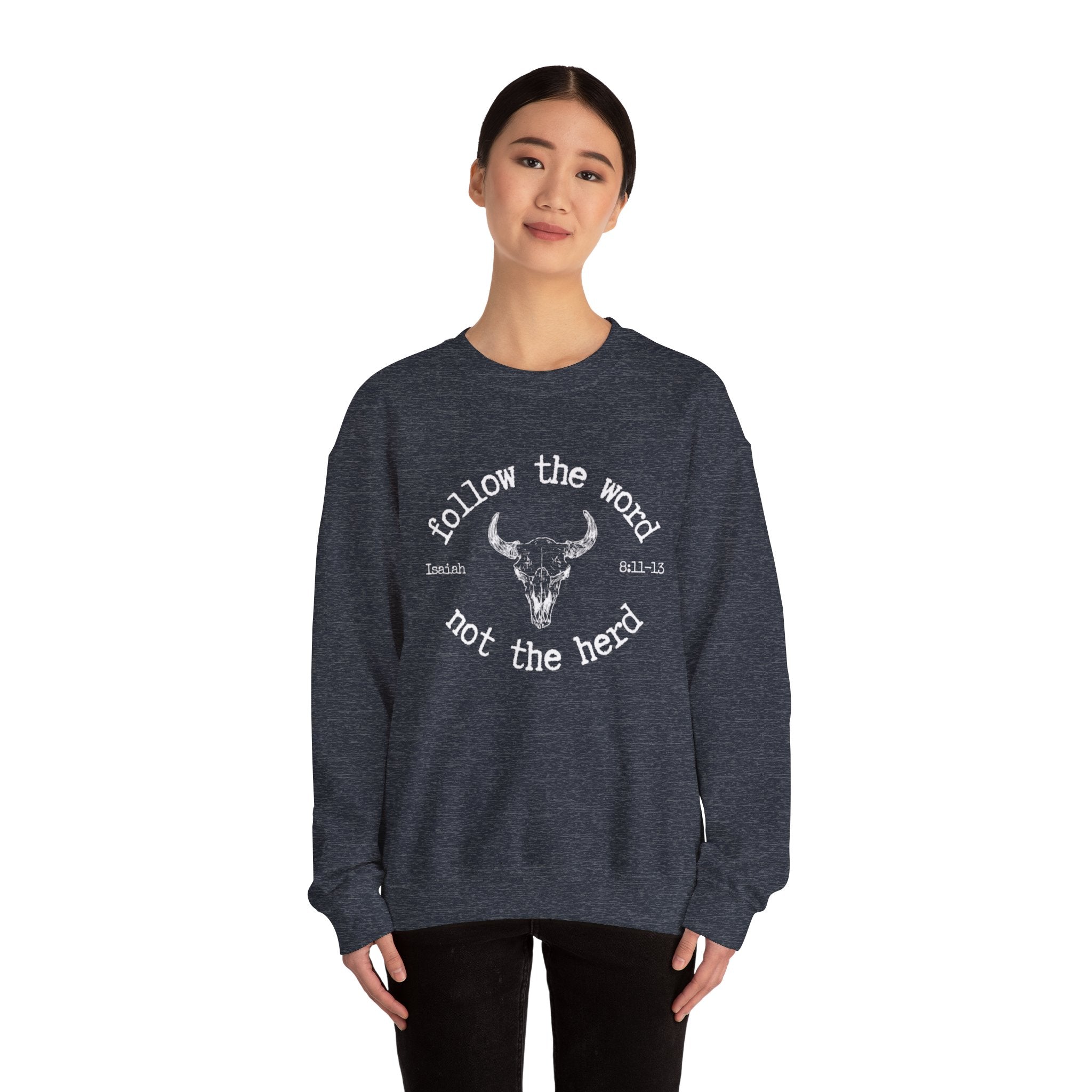 Isaiah 8:11-13 - Christian Crewneck Sweatshirt