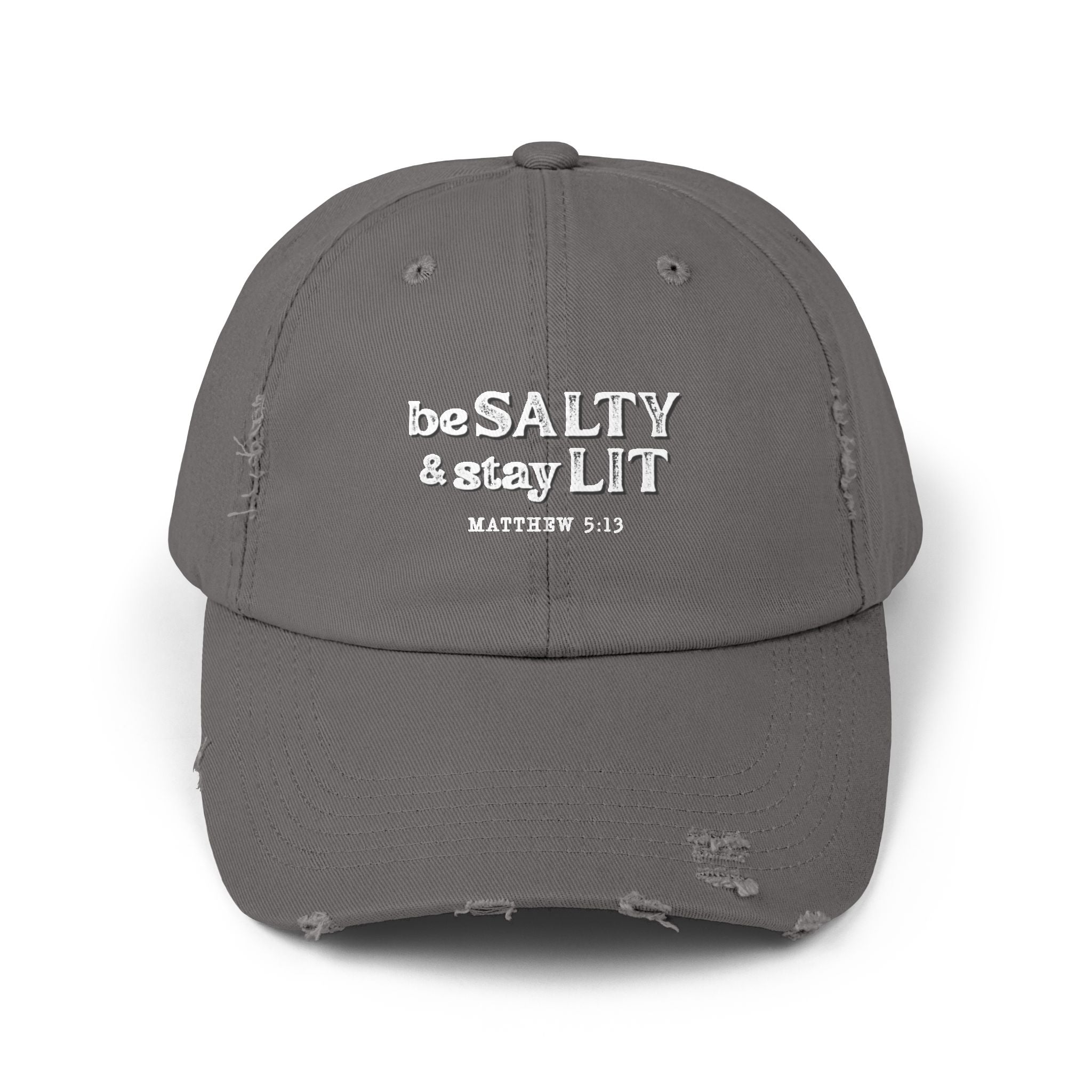Matthew 5:13 - Christian Distressed Cap