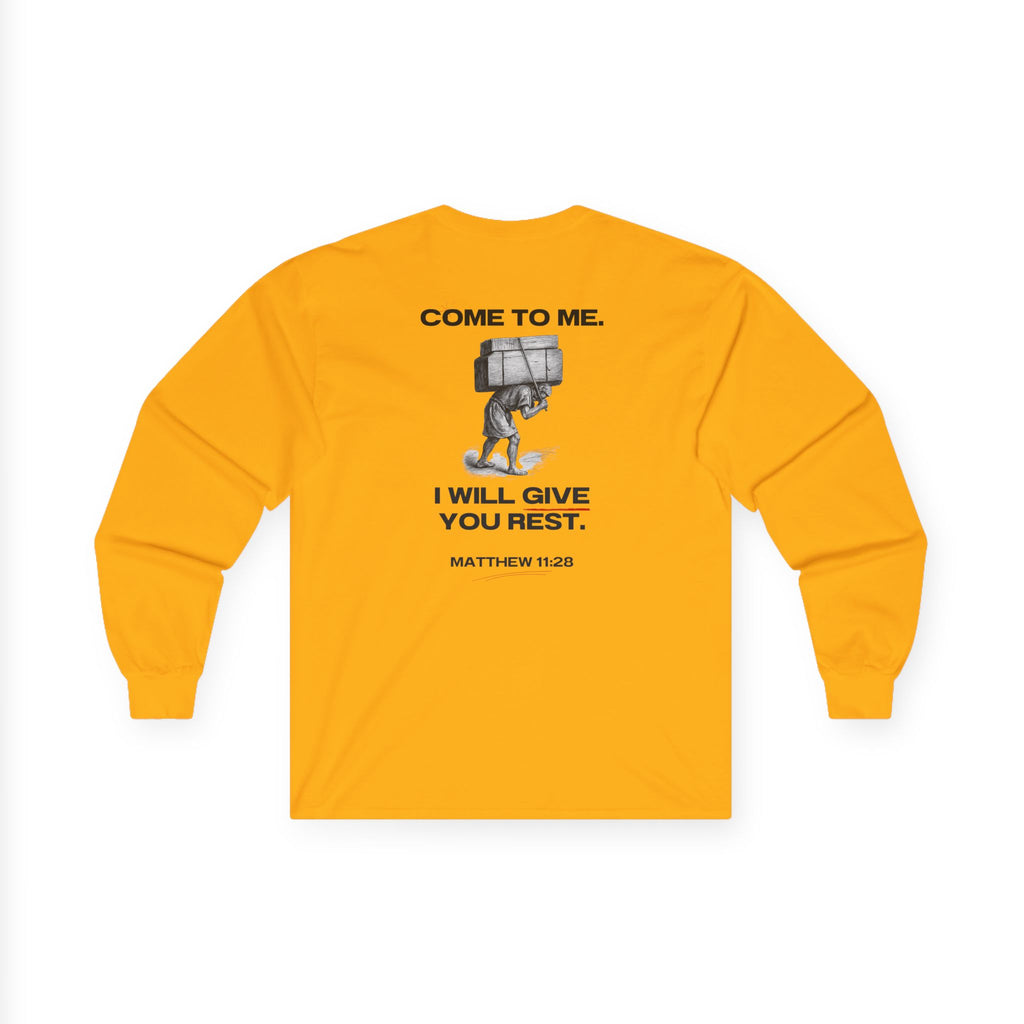 Matthew 11:28 - Christian Long Sleeve