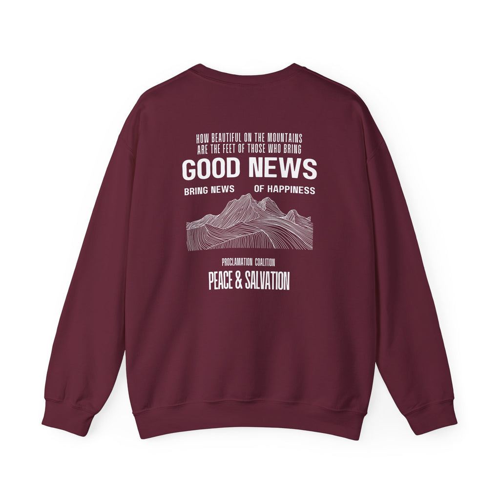Isaiah 52:7 - Christian Crewneck Sweatshirt