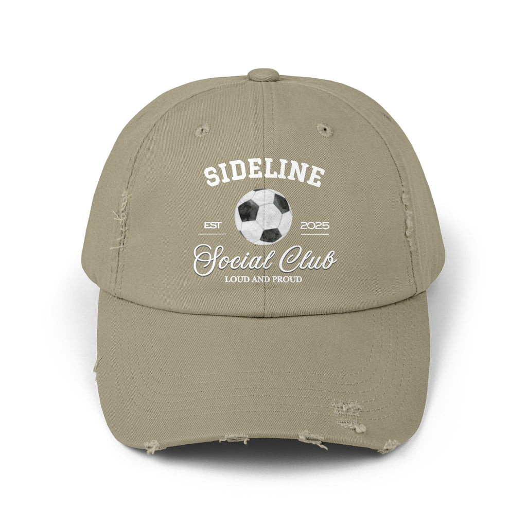 Soccer Sideline Social Club - Distressed Hat