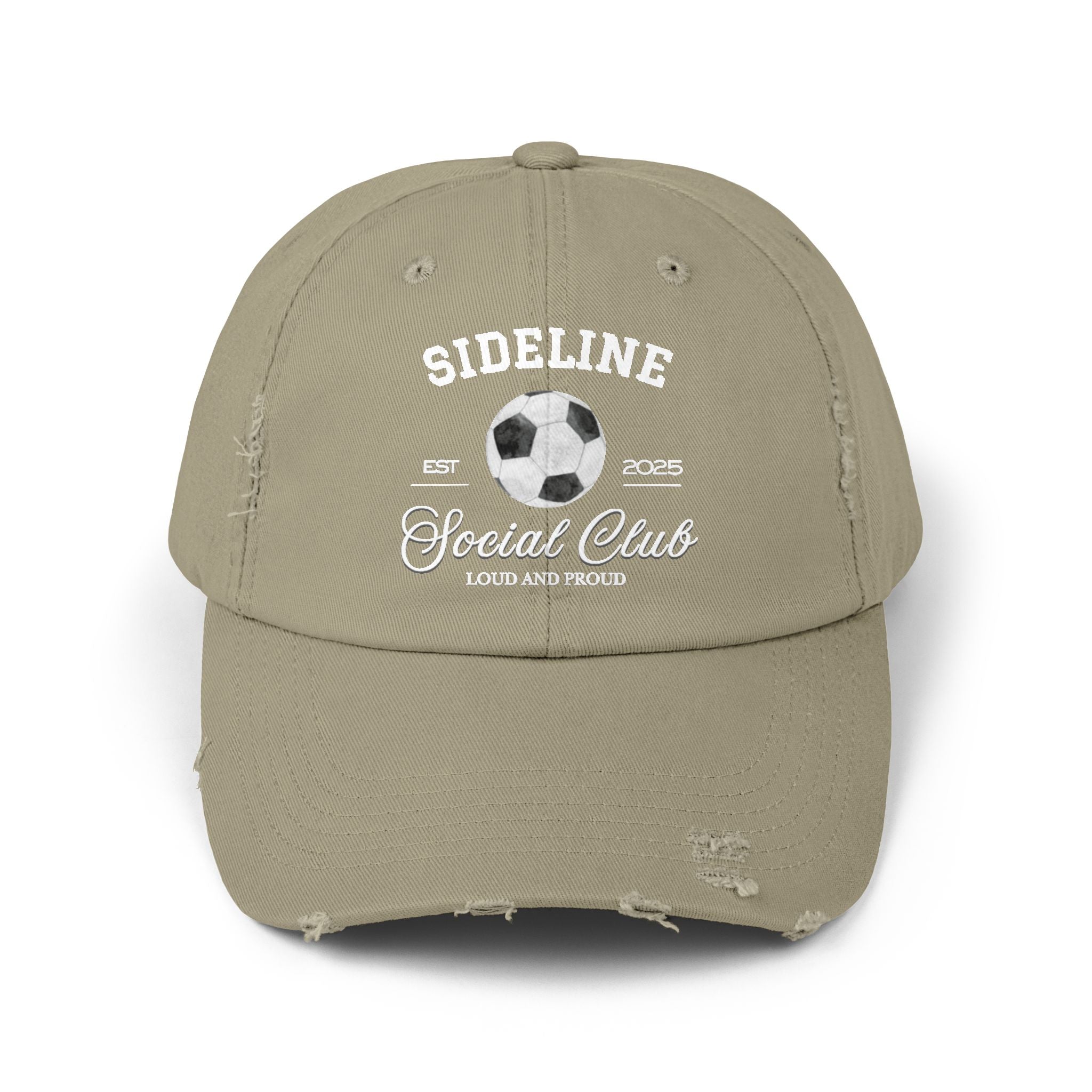 Soccer Sideline Social Club - Distressed Hat