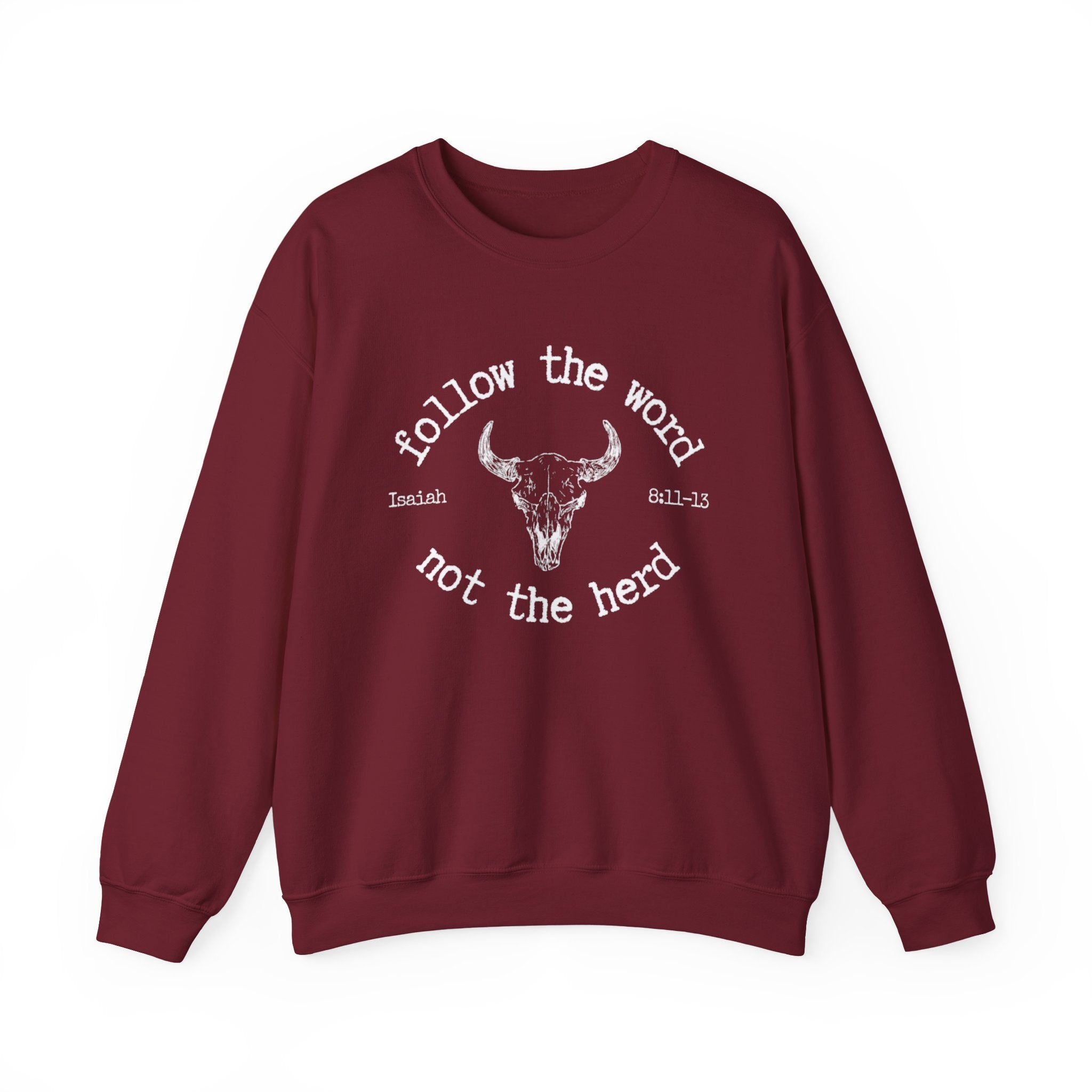 Isaiah 8:11-13 - Christian Crewneck Sweatshirt