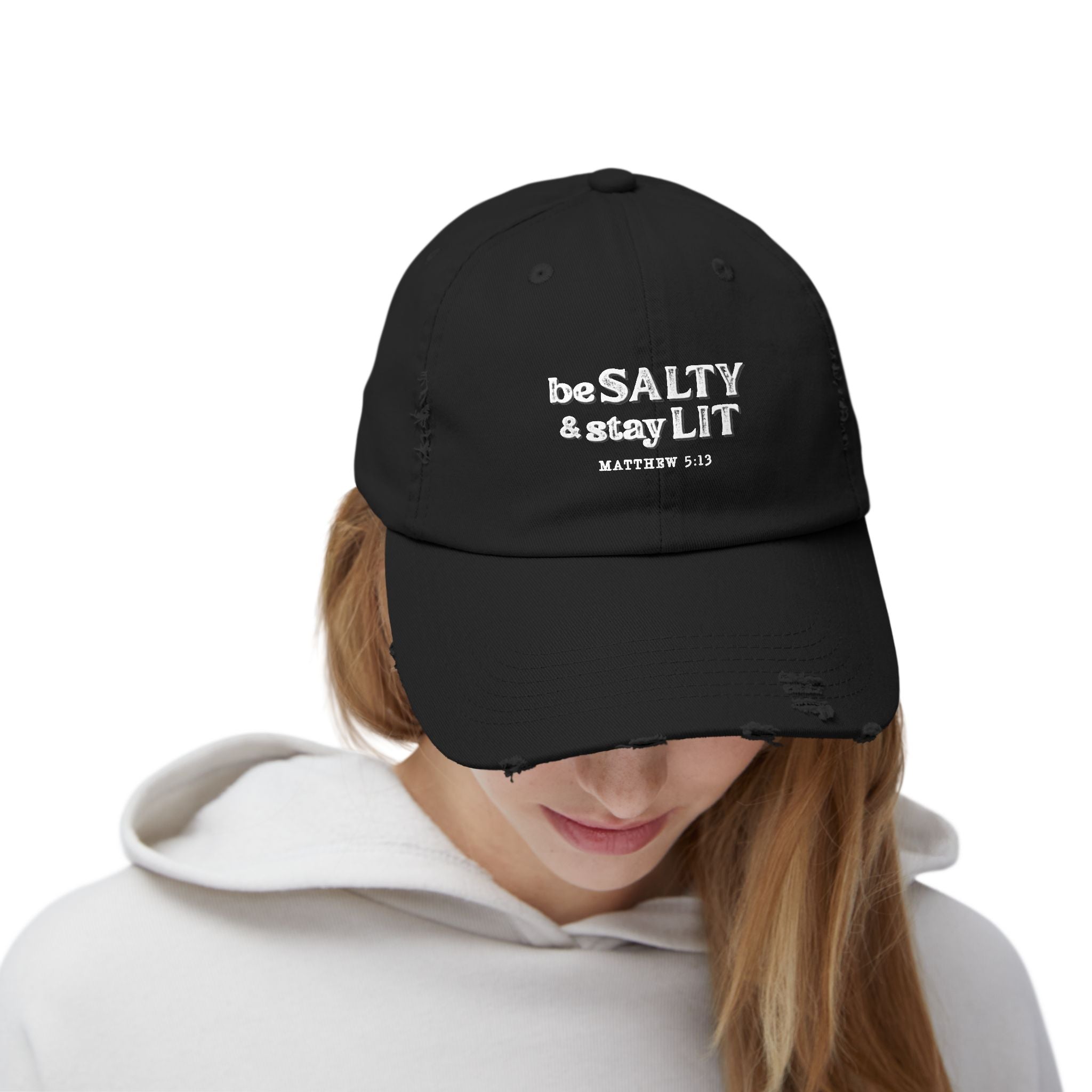 Matthew 5:13 - Christian Distressed Cap