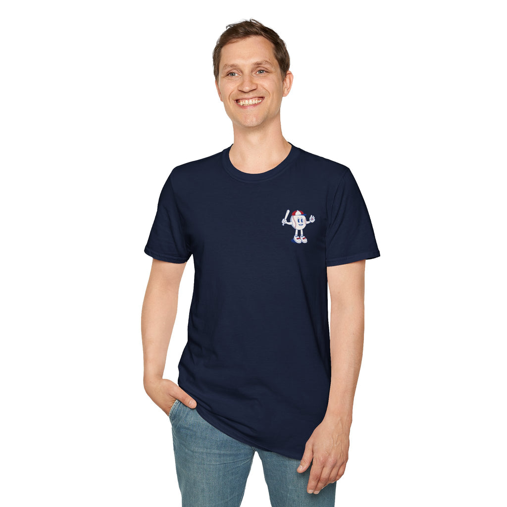 Retro Baseball Boy - Graphic Tee