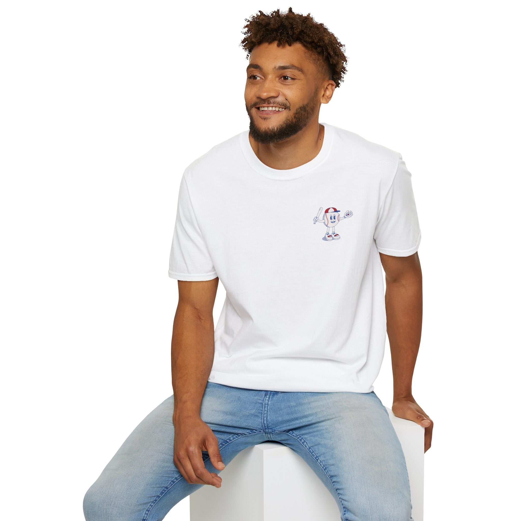 Retro Baseball Boy - Graphic Tee