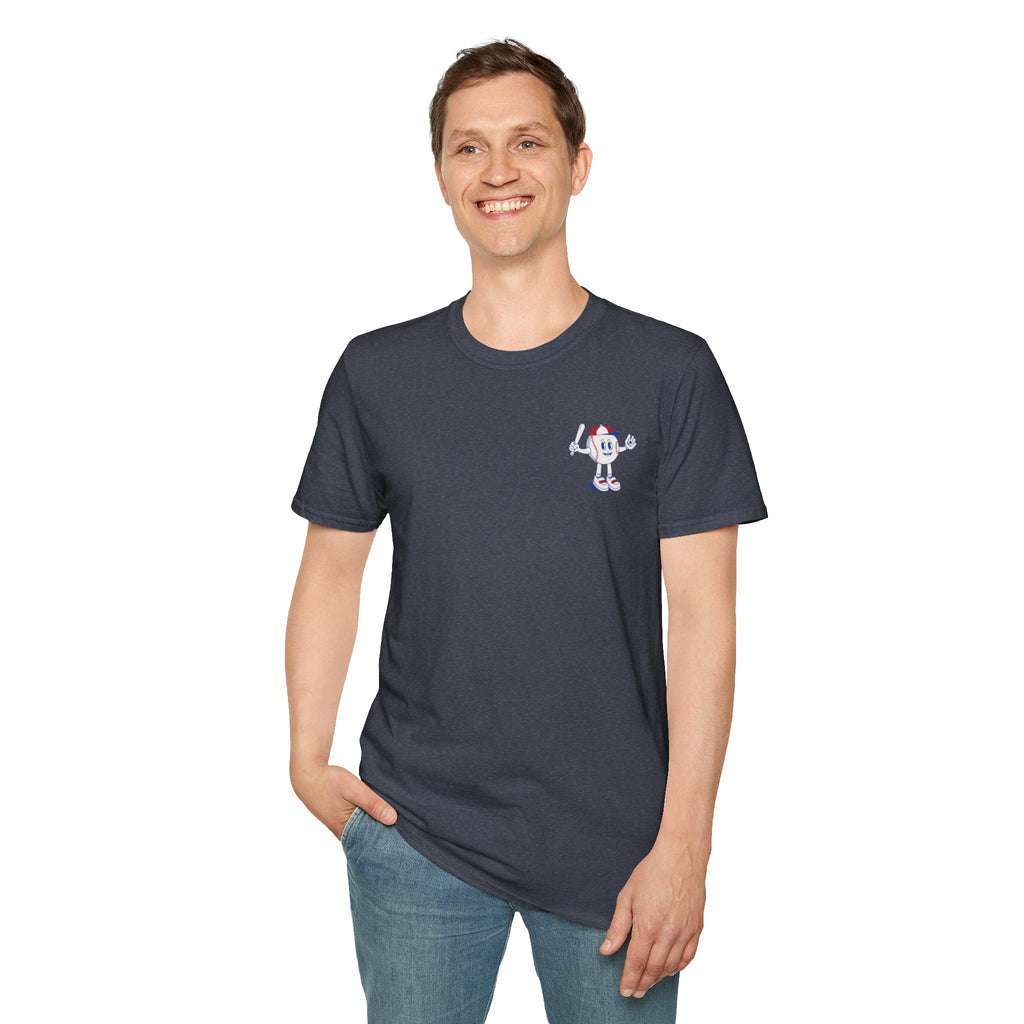 Retro Baseball Boy - Graphic Tee