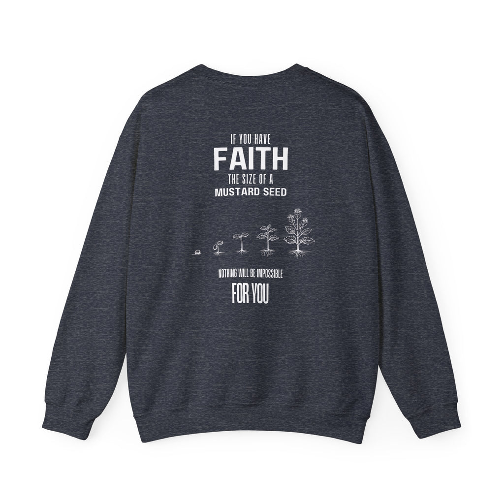 Matthew 17:20 - Christian Crewneck Sweatshirt