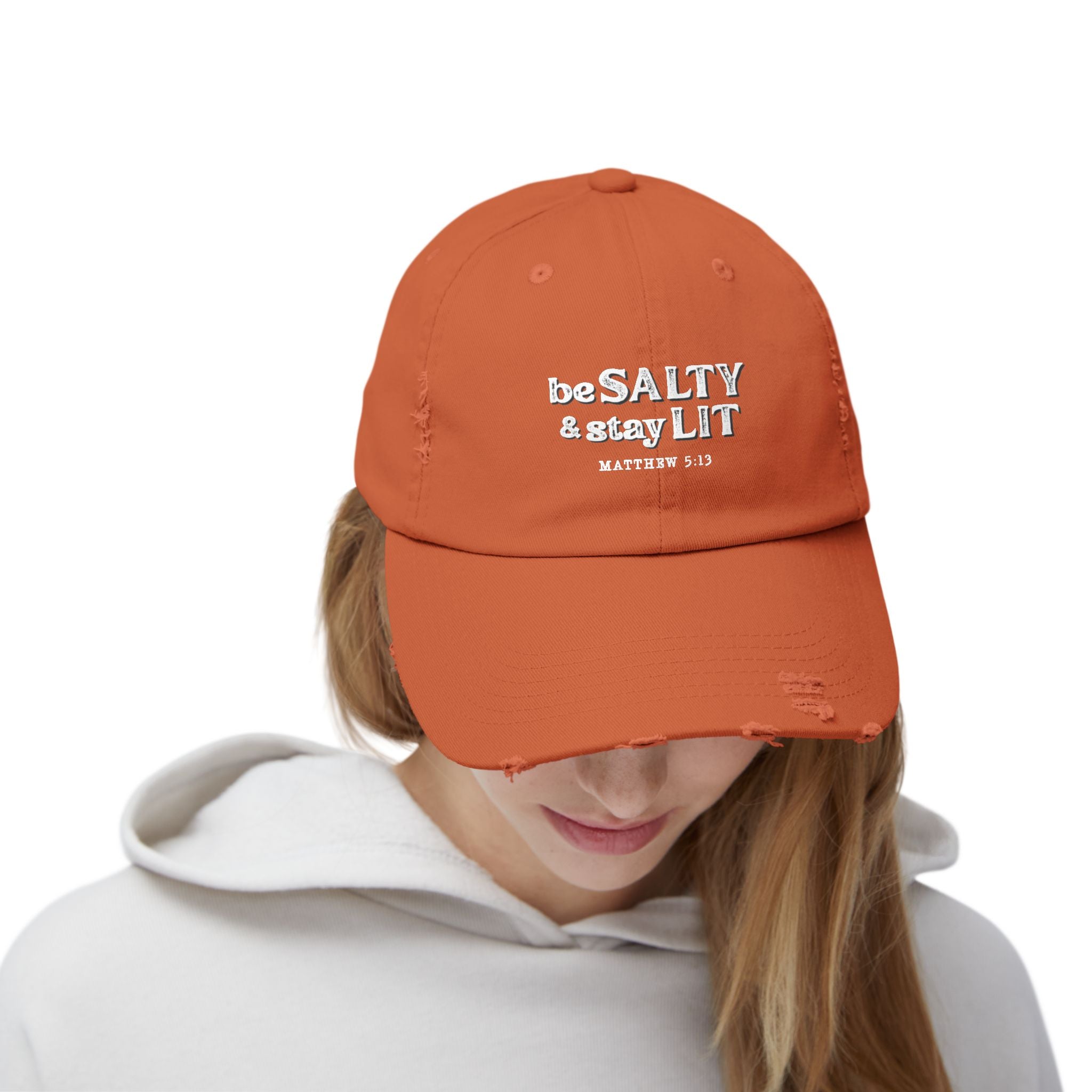 Matthew 5:13 - Christian Distressed Cap