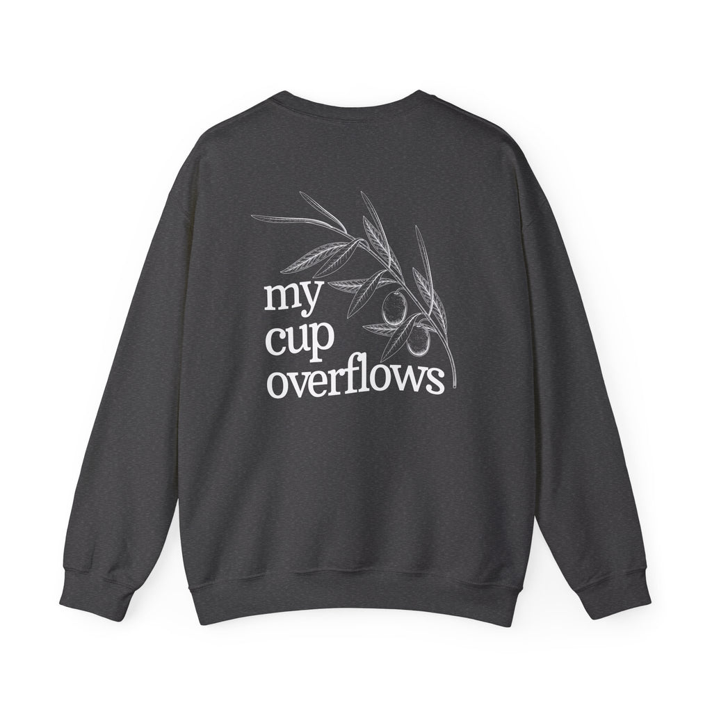 Psalm 23:5 - Christian Crewneck Sweatshirt