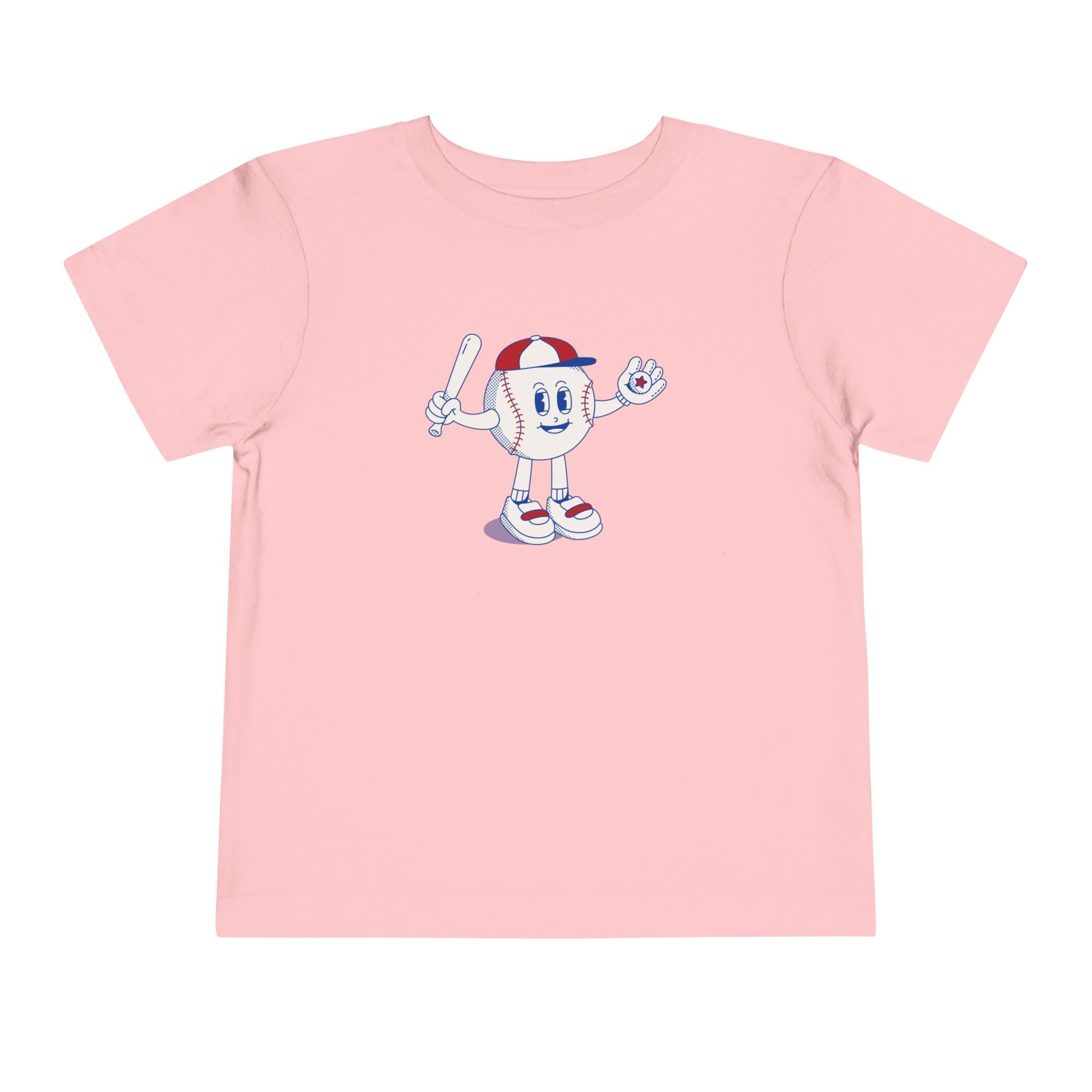 Retro Baseball Boy - Toddler Tee