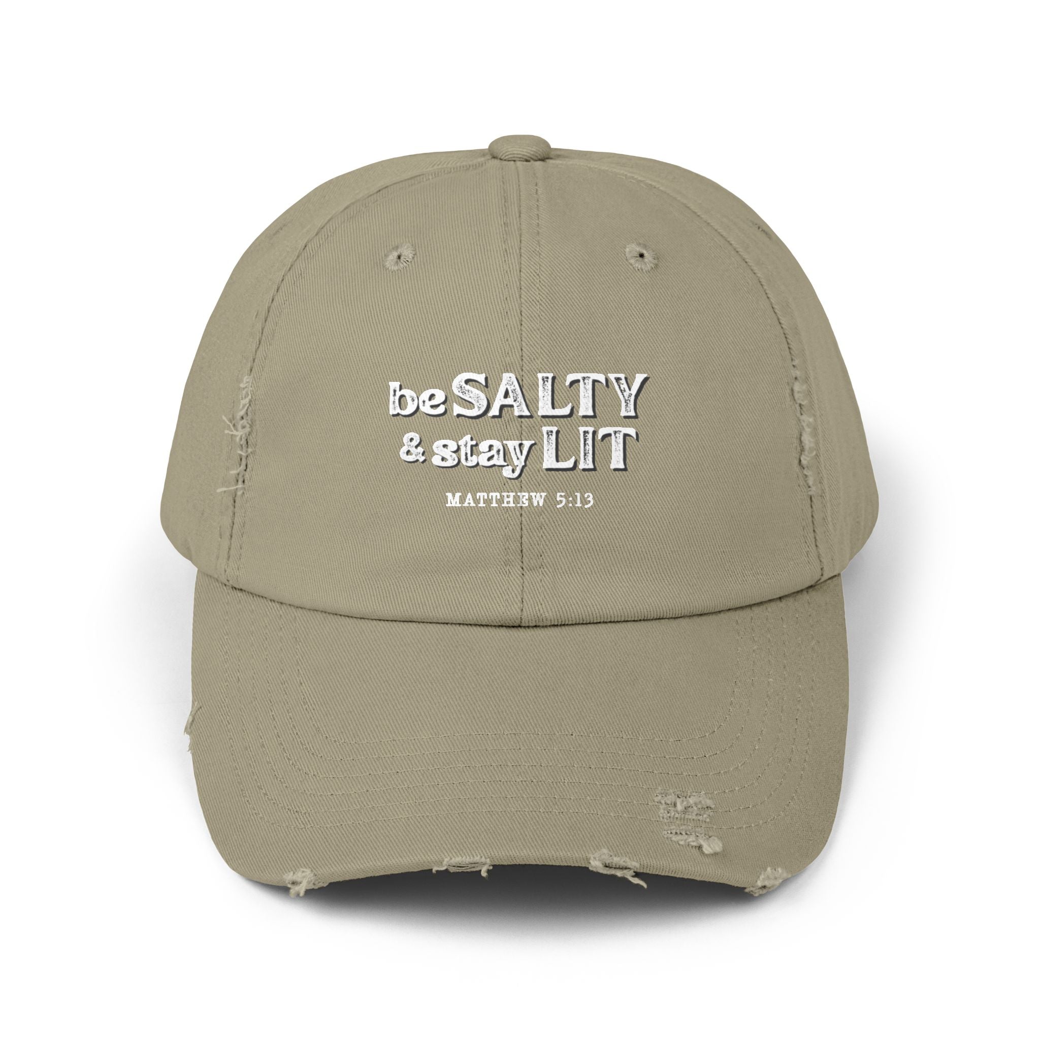 Matthew 5:13 - Christian Distressed Cap