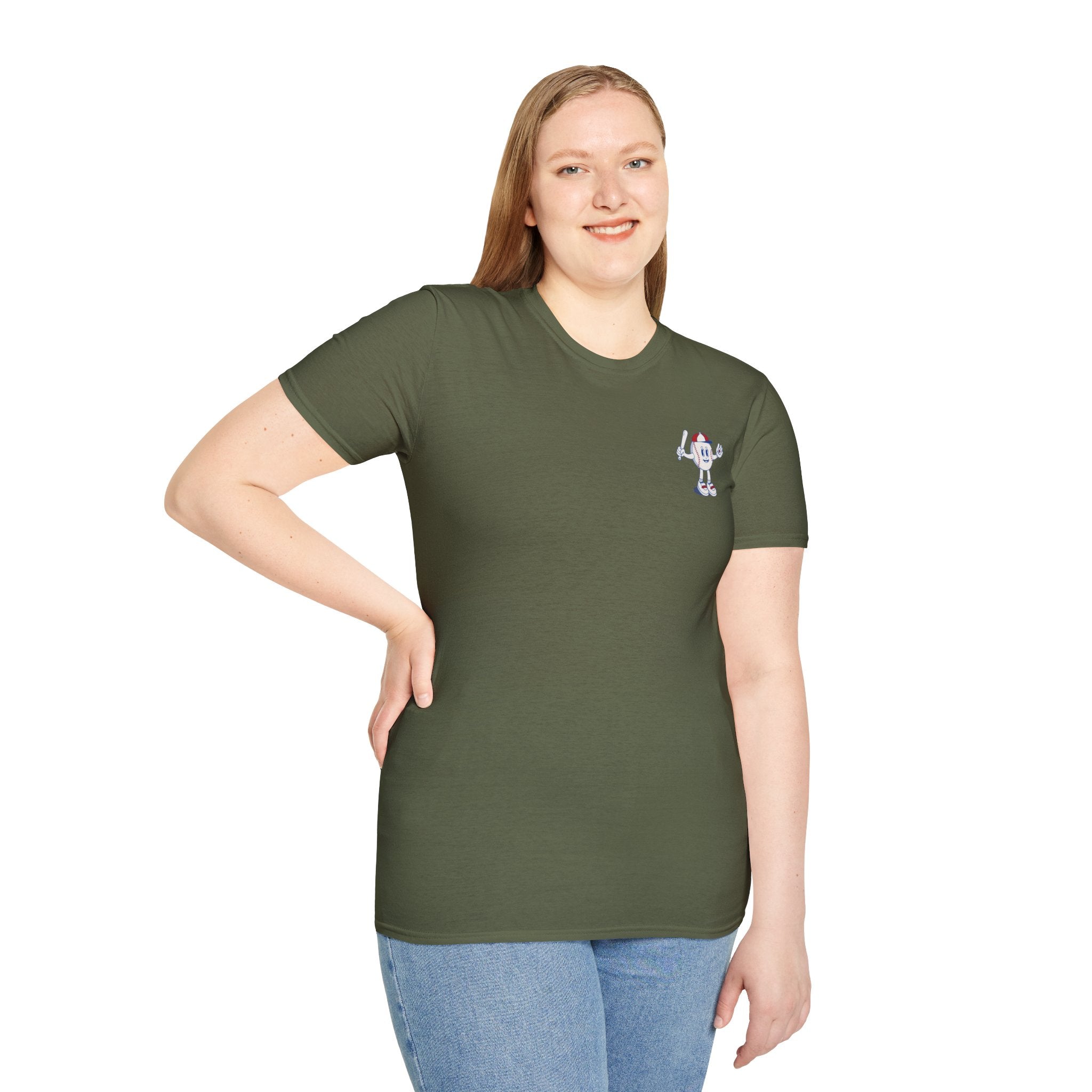 Retro Baseball Boy - Graphic Tee