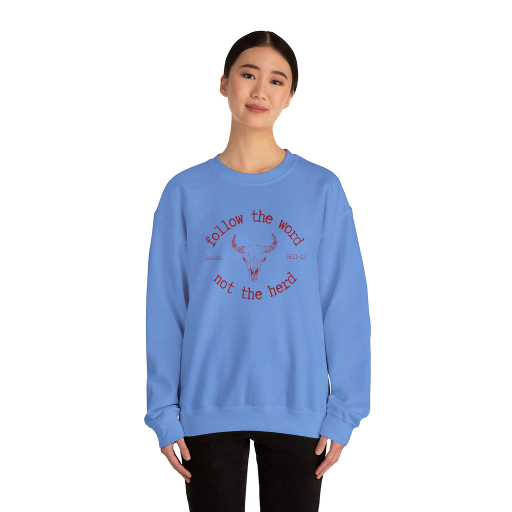 Isaiah 8:11-13 - Christian Crewneck Sweatshirt