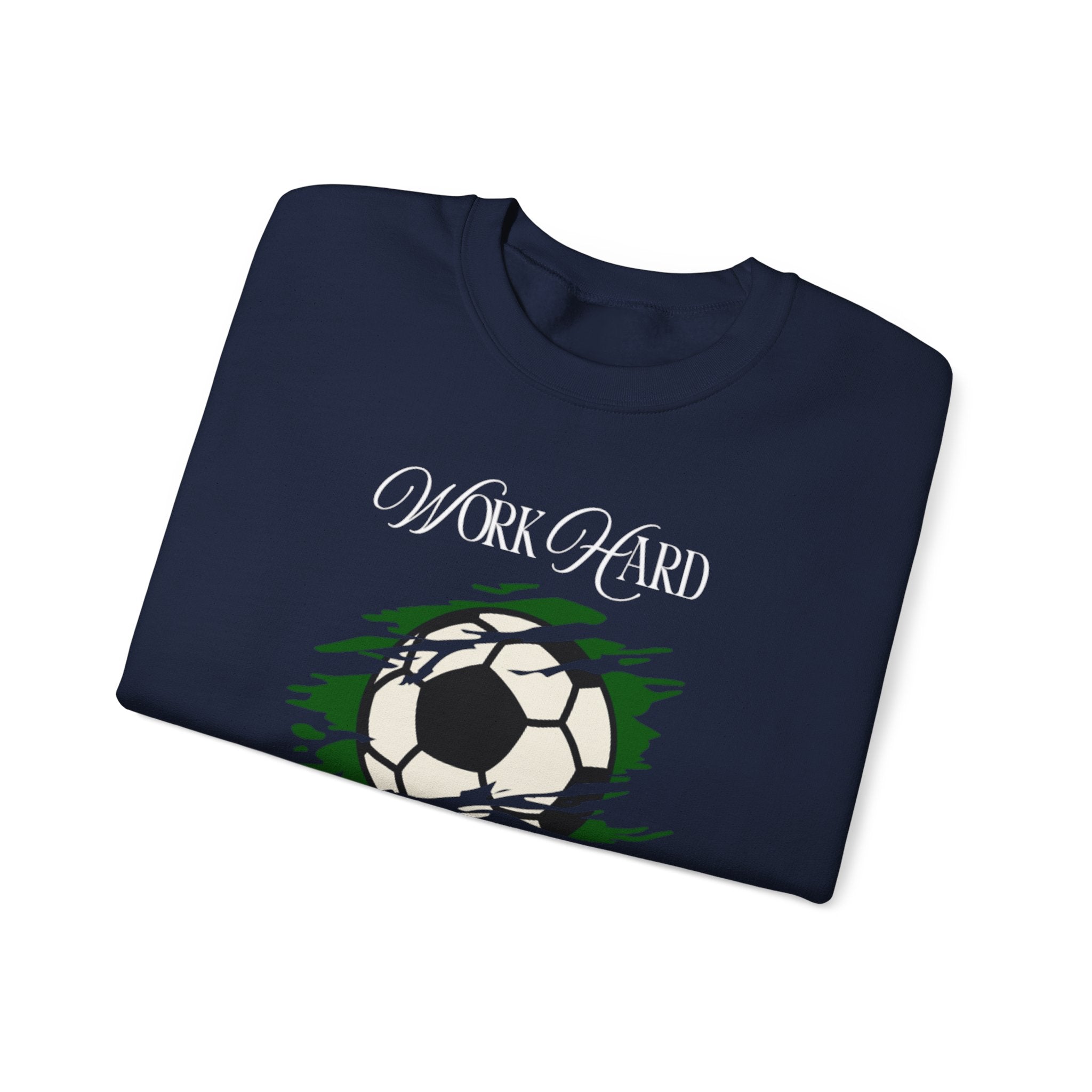 Soccer Work Hard Pray Hard - Crewneck Sweatshirt