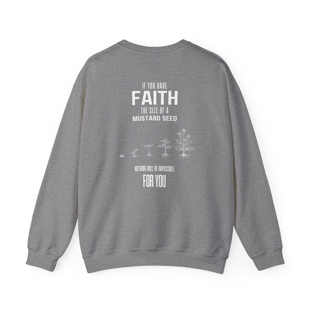 Matthew 17:20 - Christian Crewneck Sweatshirt