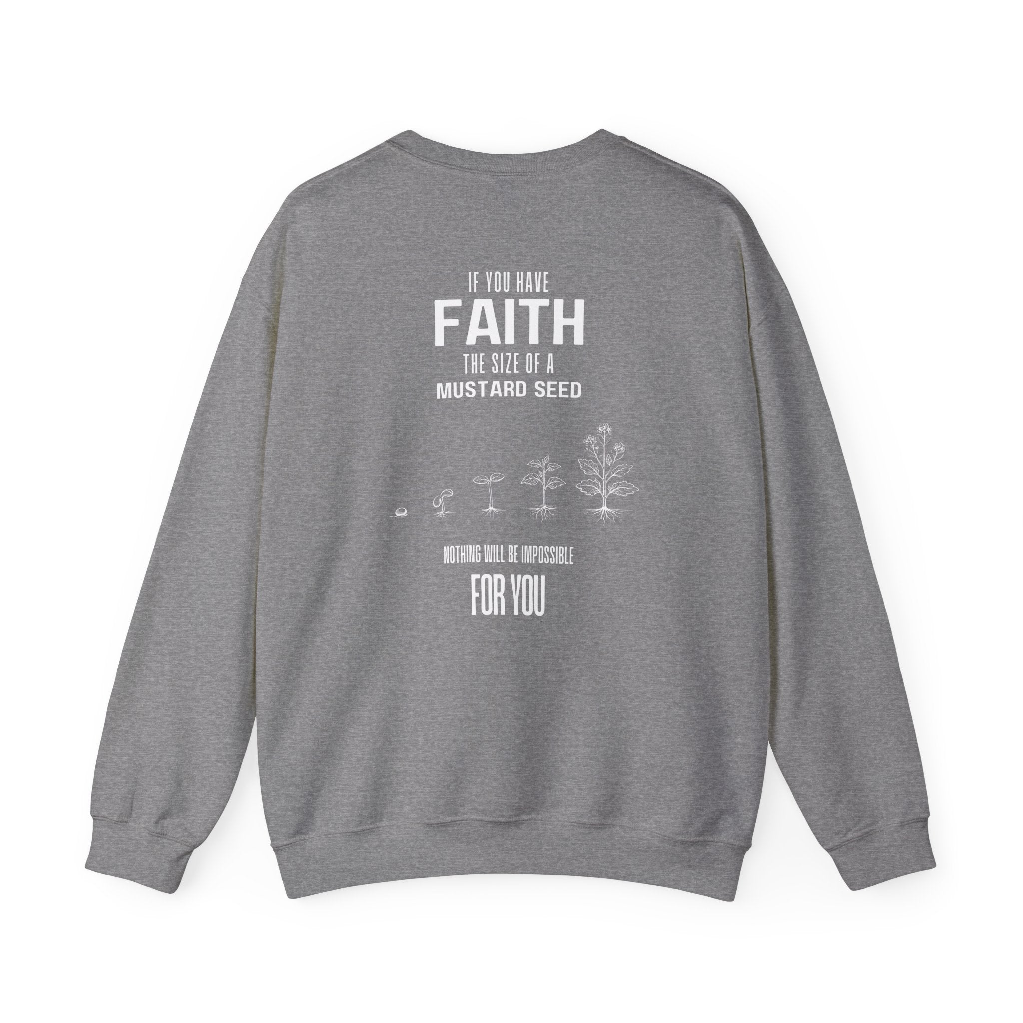 Matthew 17:20 - Christian Crewneck Sweatshirt