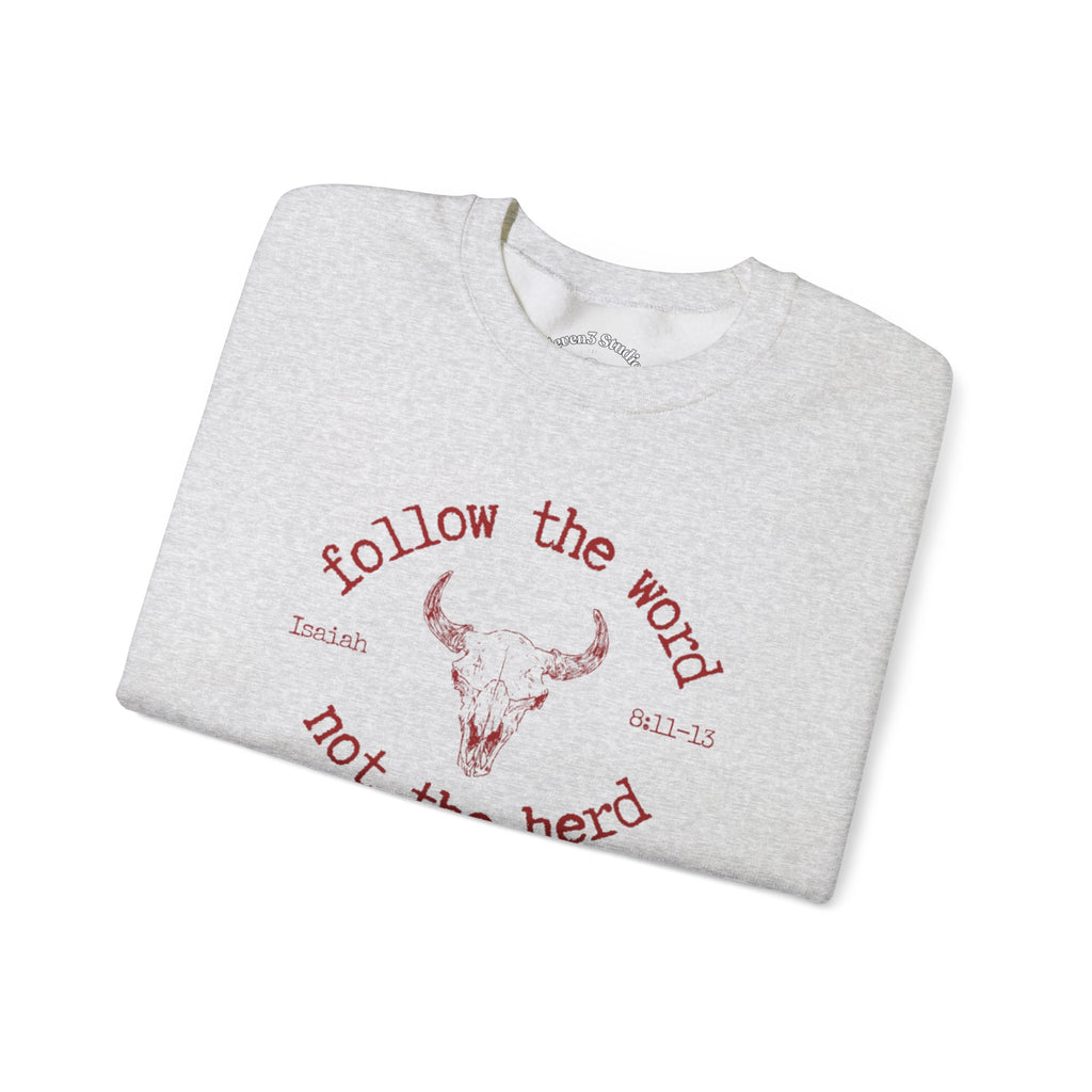 Isaiah 8:11-13 - Christian Crewneck Sweatshirt