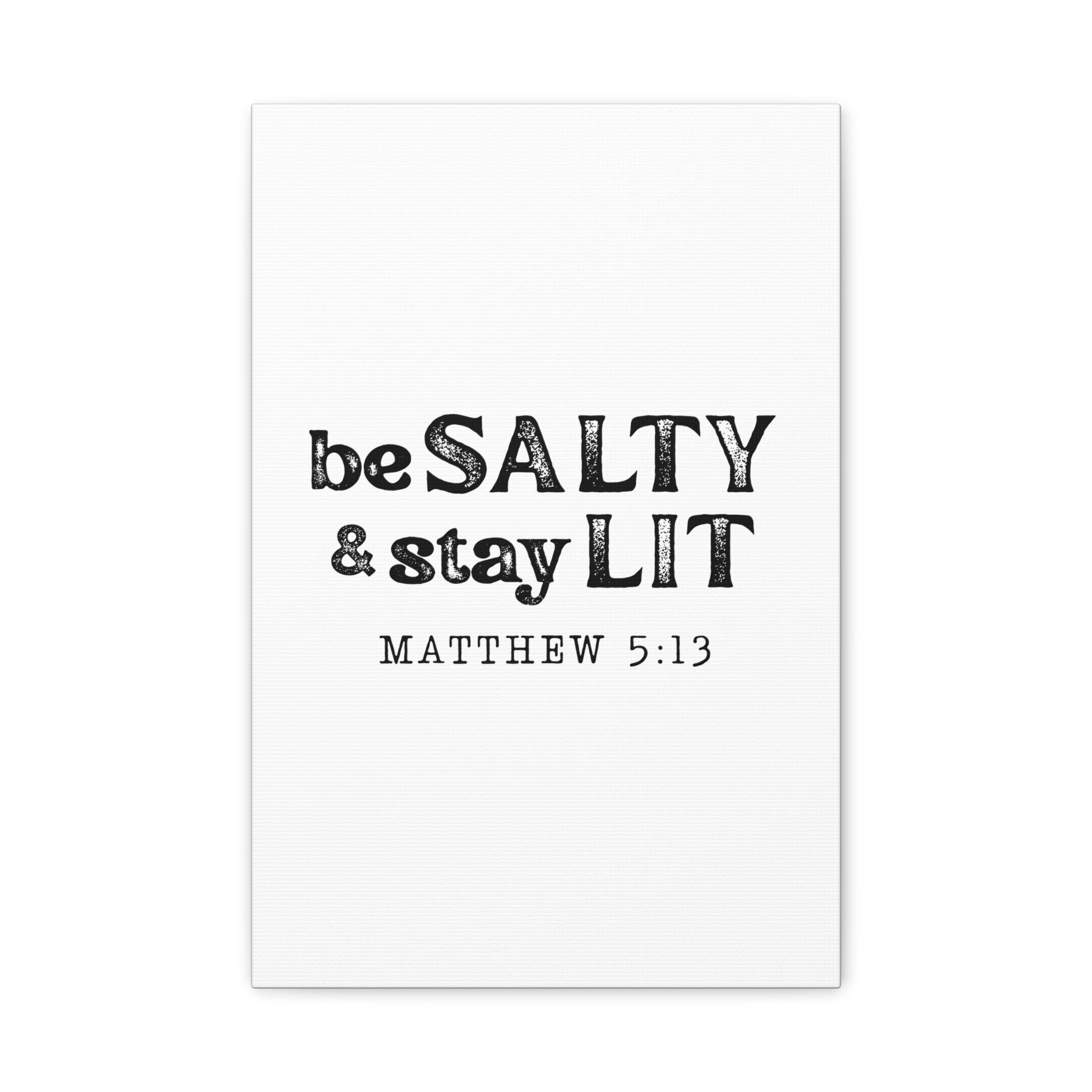 Matthew 5:13 - Christian Wall Art