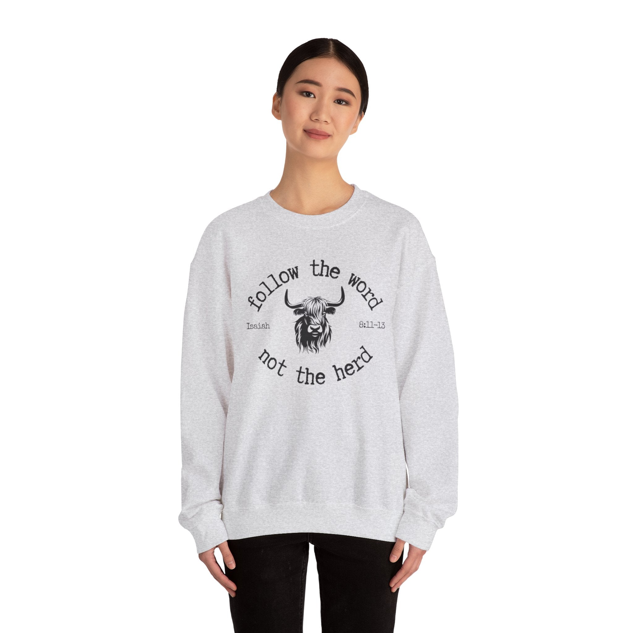 Isaiah 8:11-13 - Christian Crewneck Sweatshirt
