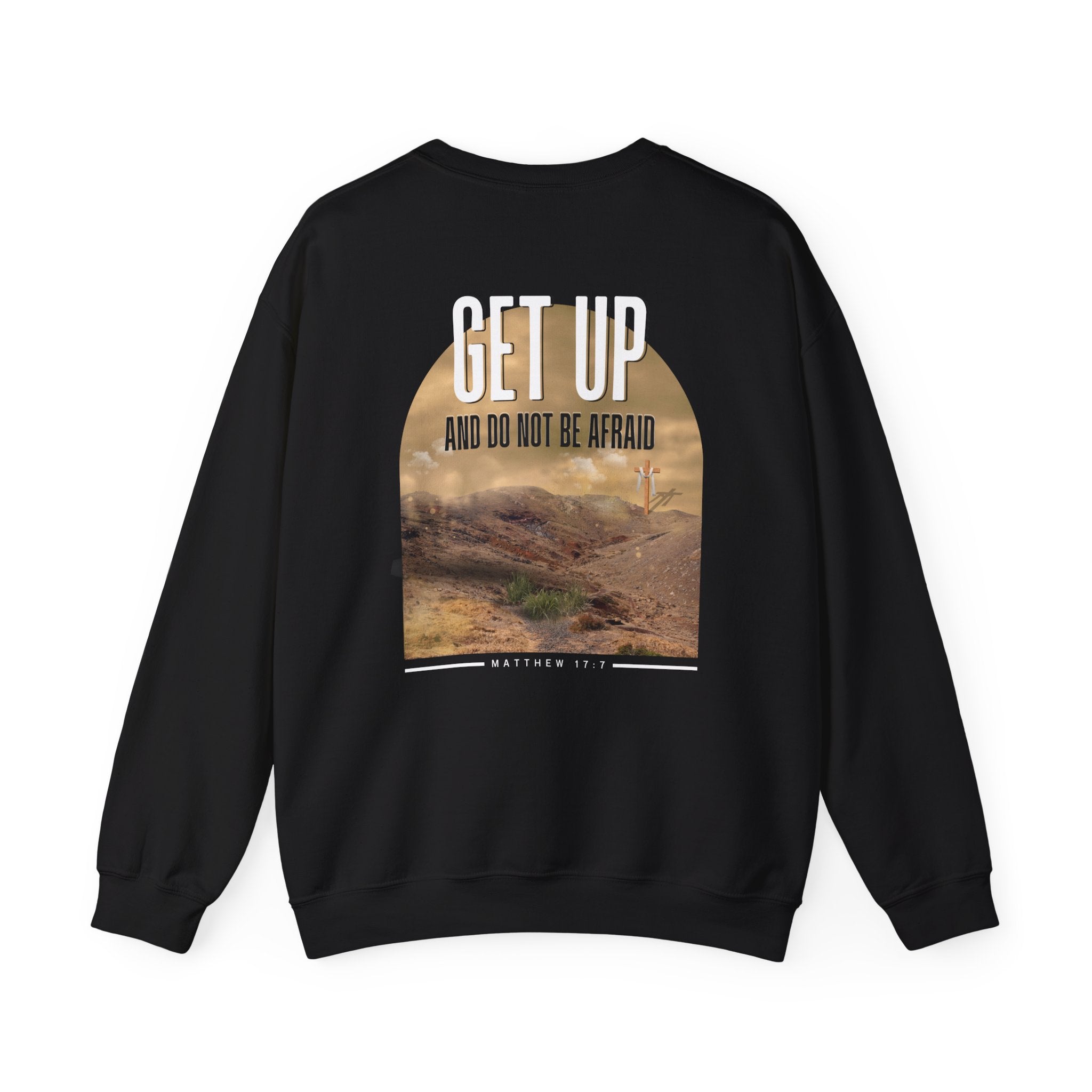 Matthew 17:7 - Christian Crewneck Sweatshirt