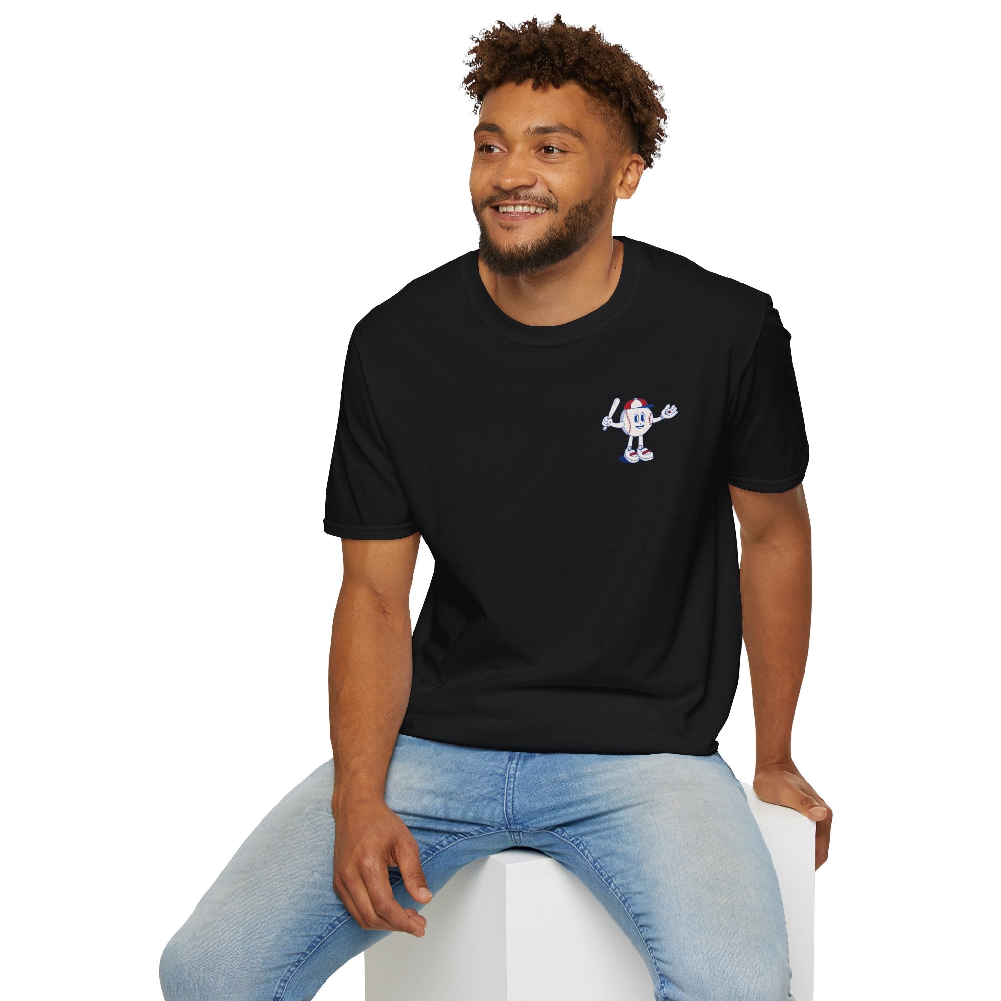 Retro Baseball Boy - Graphic Tee