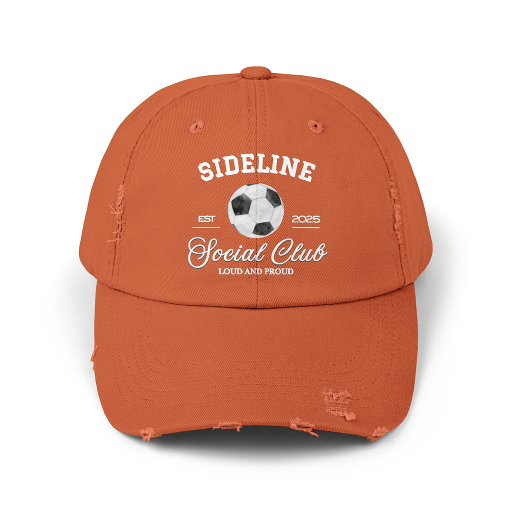 Soccer Sideline Social Club - Distressed Hat