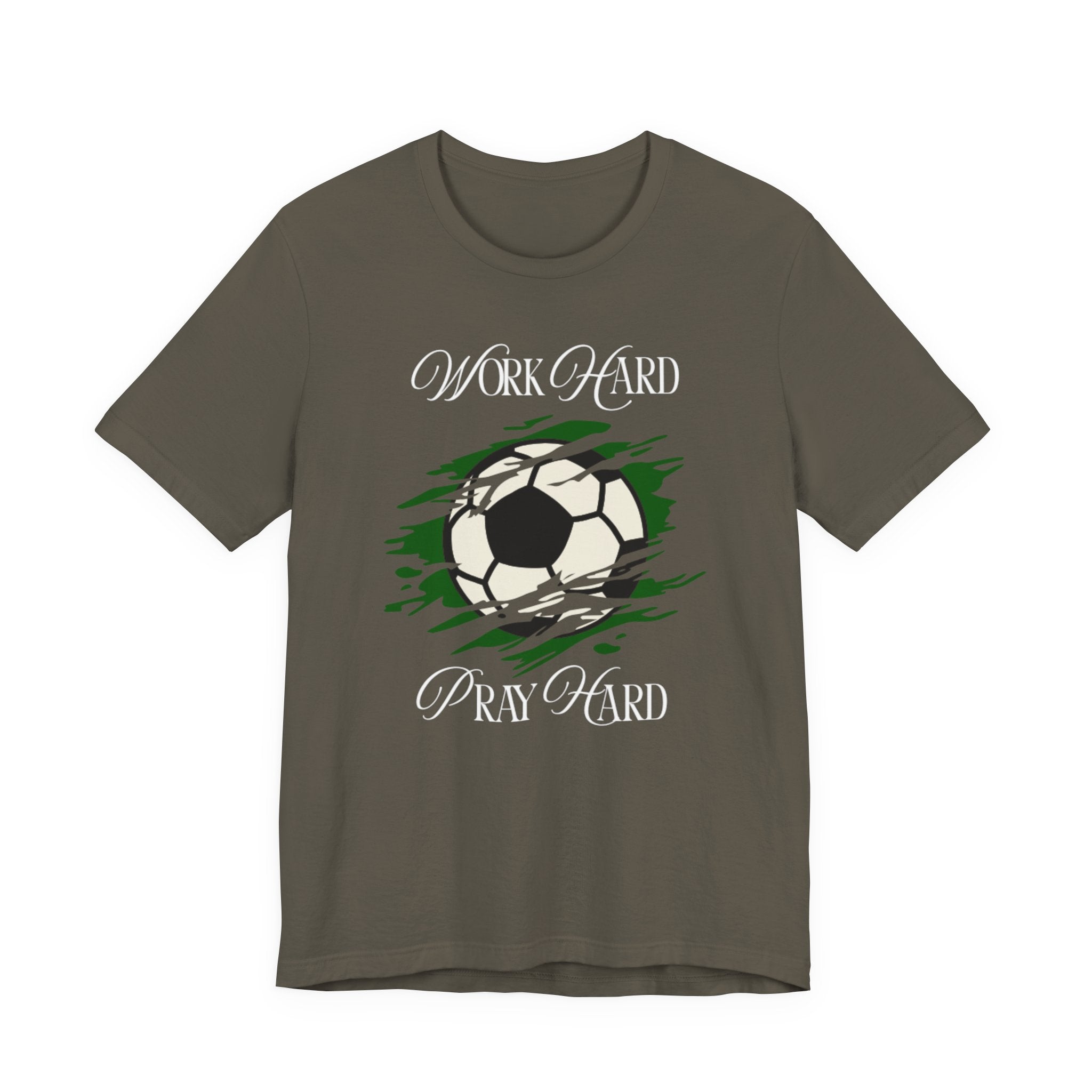 Soccer Work Hard Pray Hard - Graphic Tee