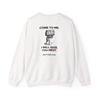 Matthew 11:28 - Christian Crewneck Sweatshirt
