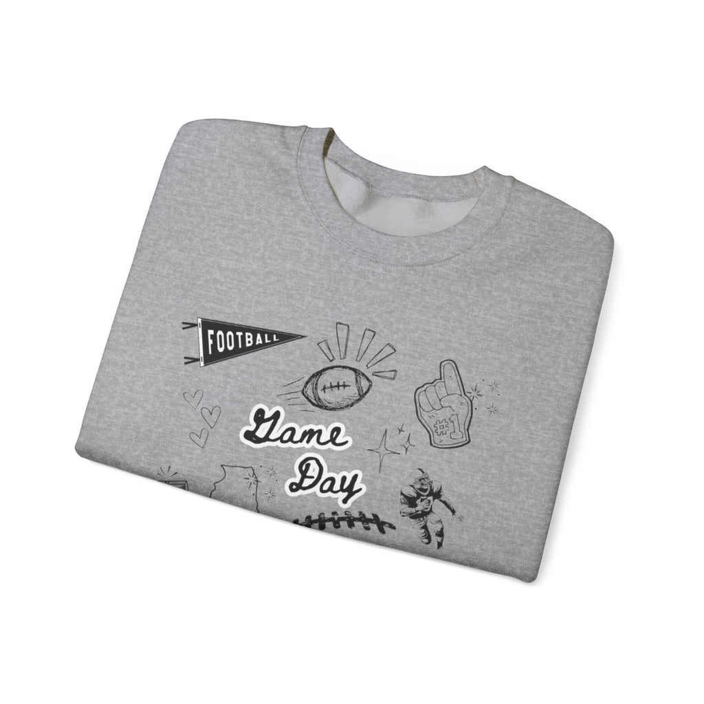 Football Game Day - Graphic Crewneck Sweatshirt