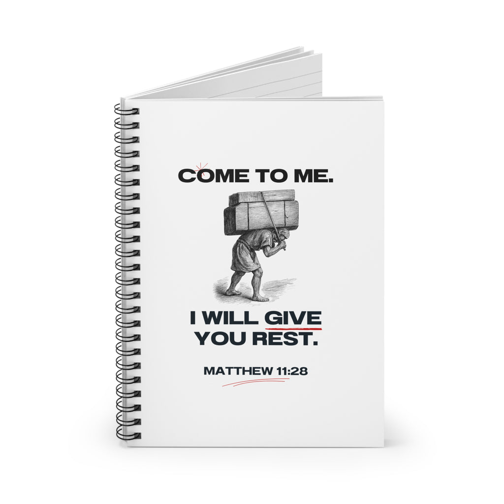 Matthew 11:28 - Christian Spiral Journal