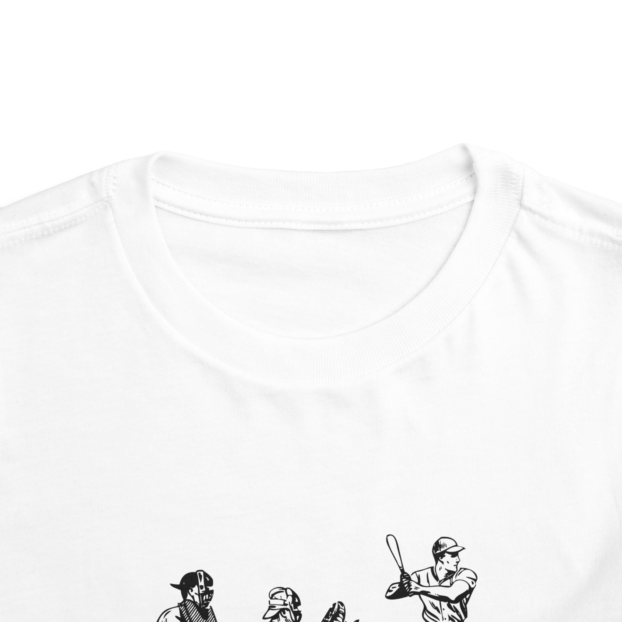 Vintage Baseball Lineup - Toddler Tee