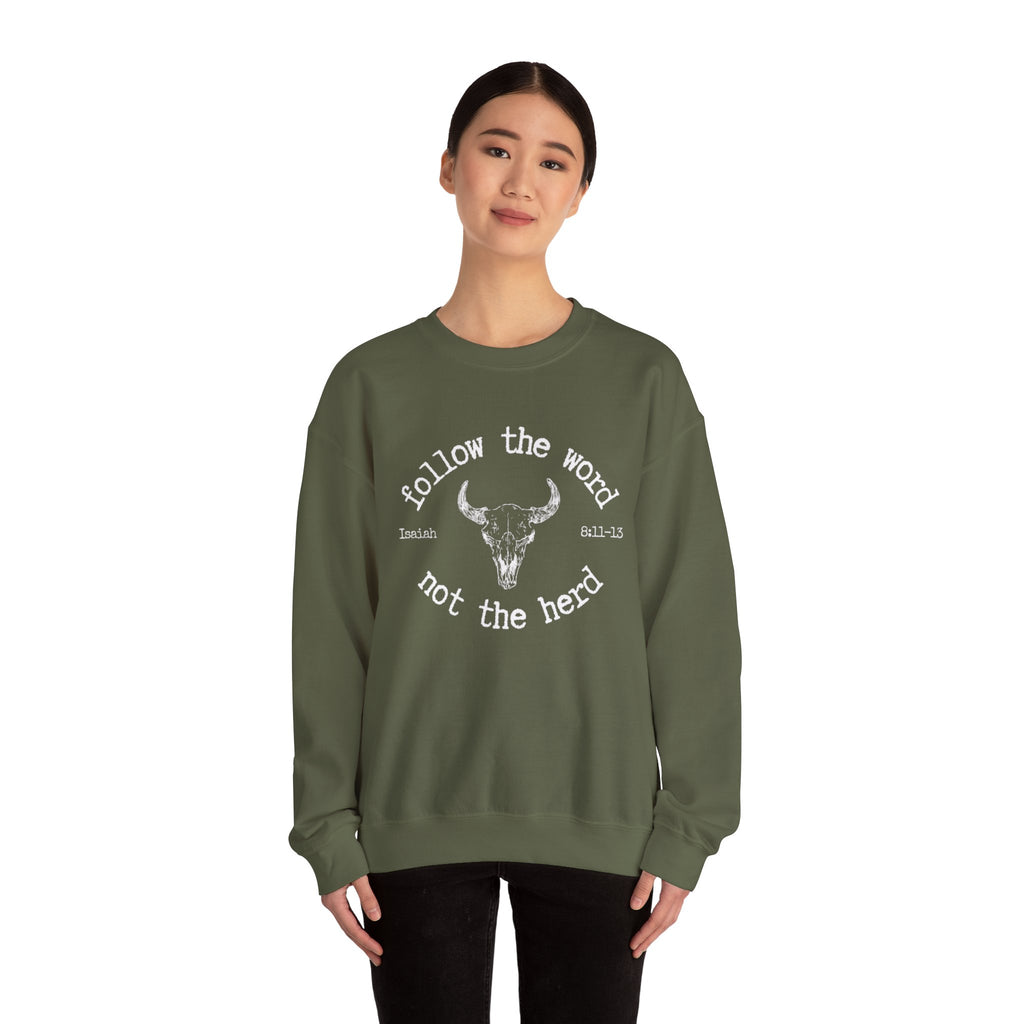 Isaiah 8:11-13 - Christian Crewneck Sweatshirt