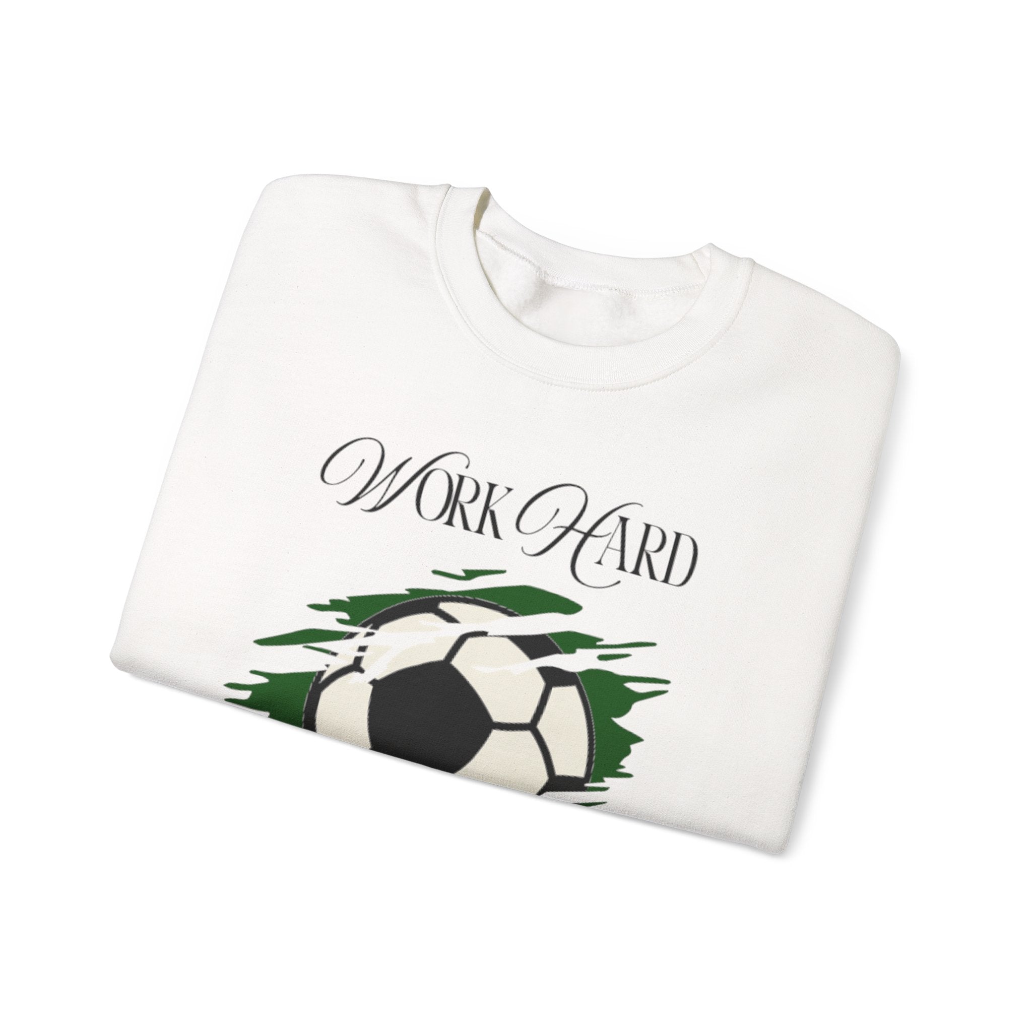Soccer Work Hard Pray Hard - Crewneck Sweatshirt