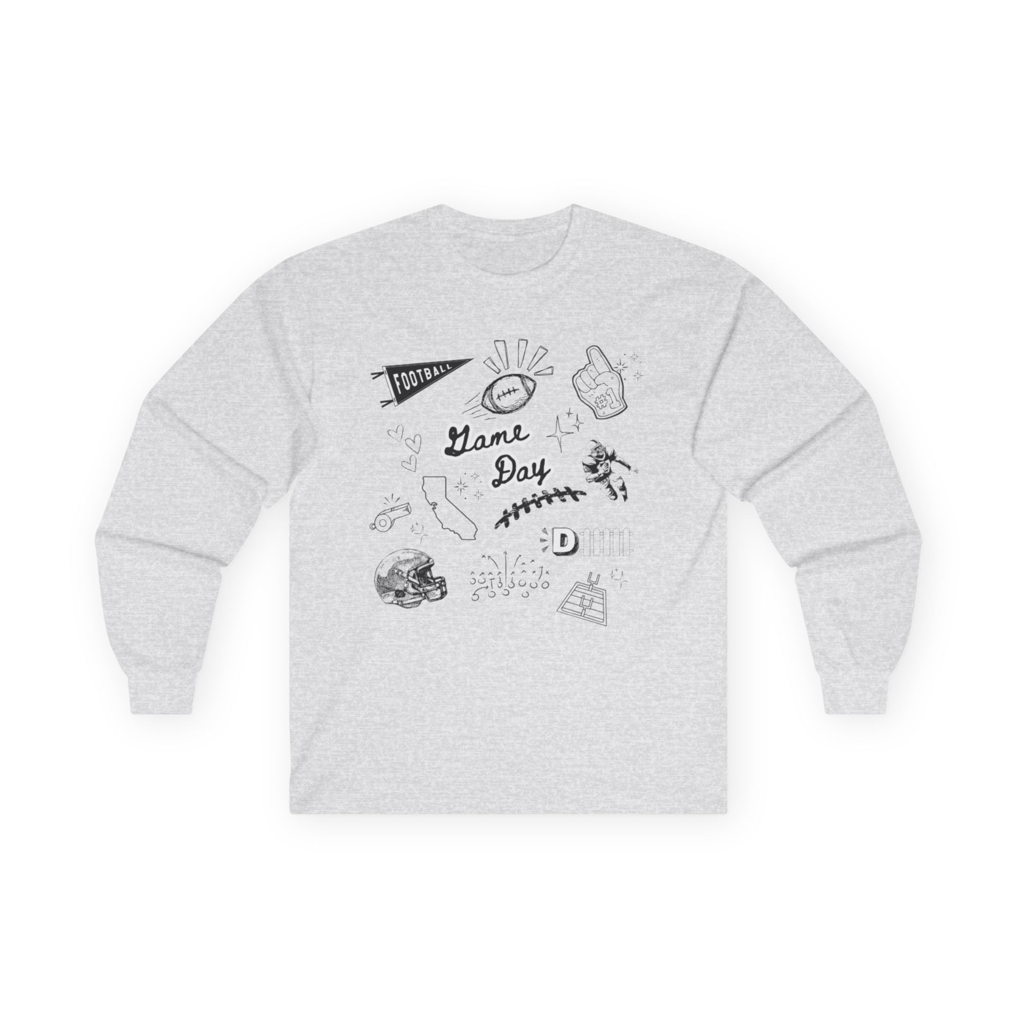 Football (CA) Game Day - Graphic Long Sleeve
