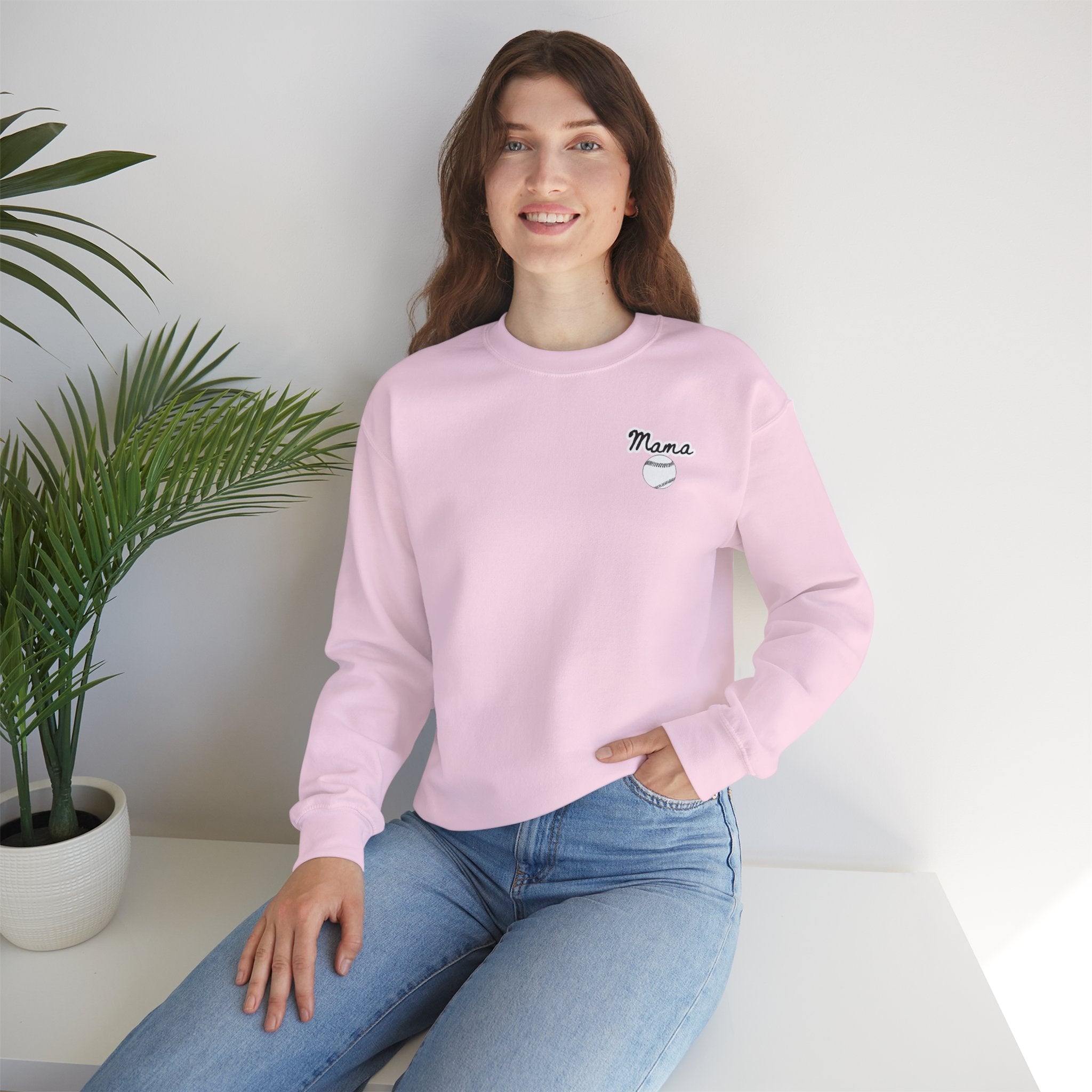 Baseball Mama - Crewneck Sweatshirt