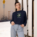 Soccer Work Hard Pray Hard - Cropped Sweatshirt
