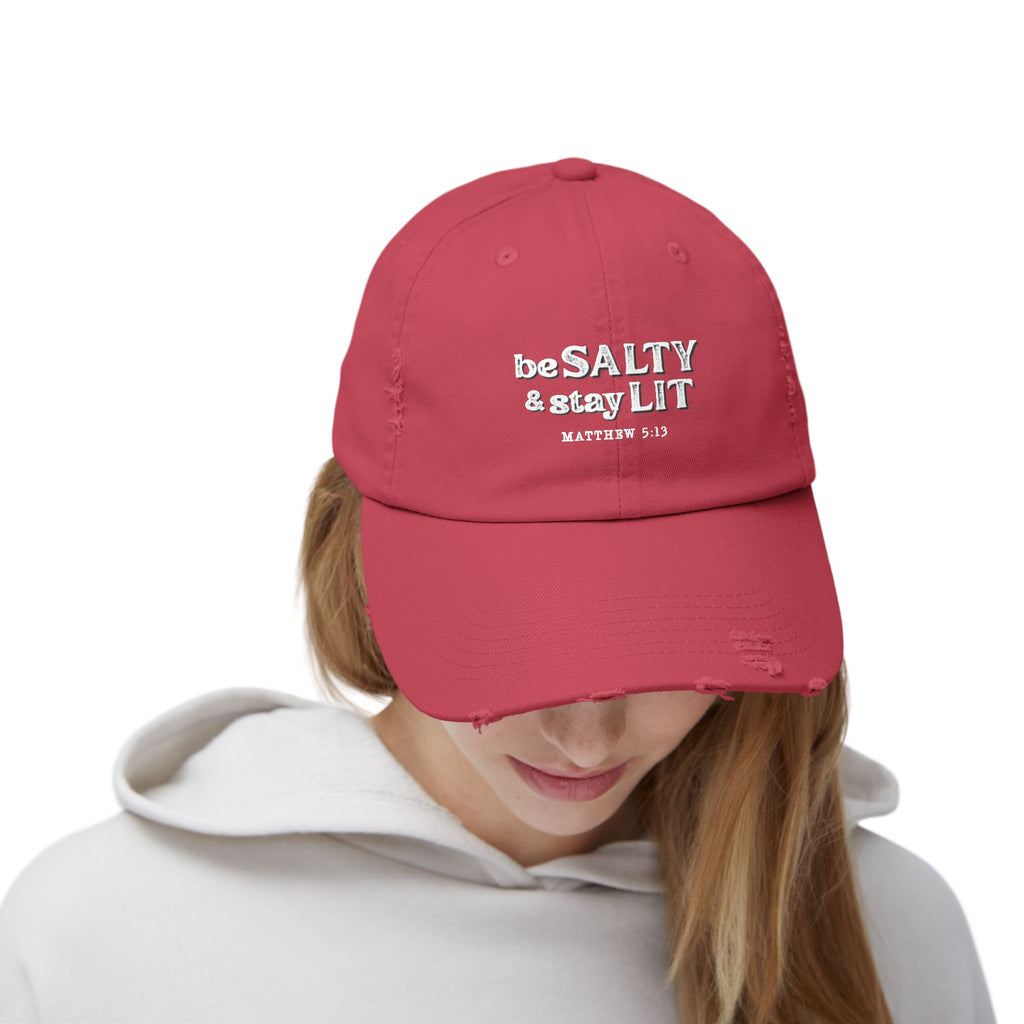 Matthew 5:13 - Christian Distressed Cap