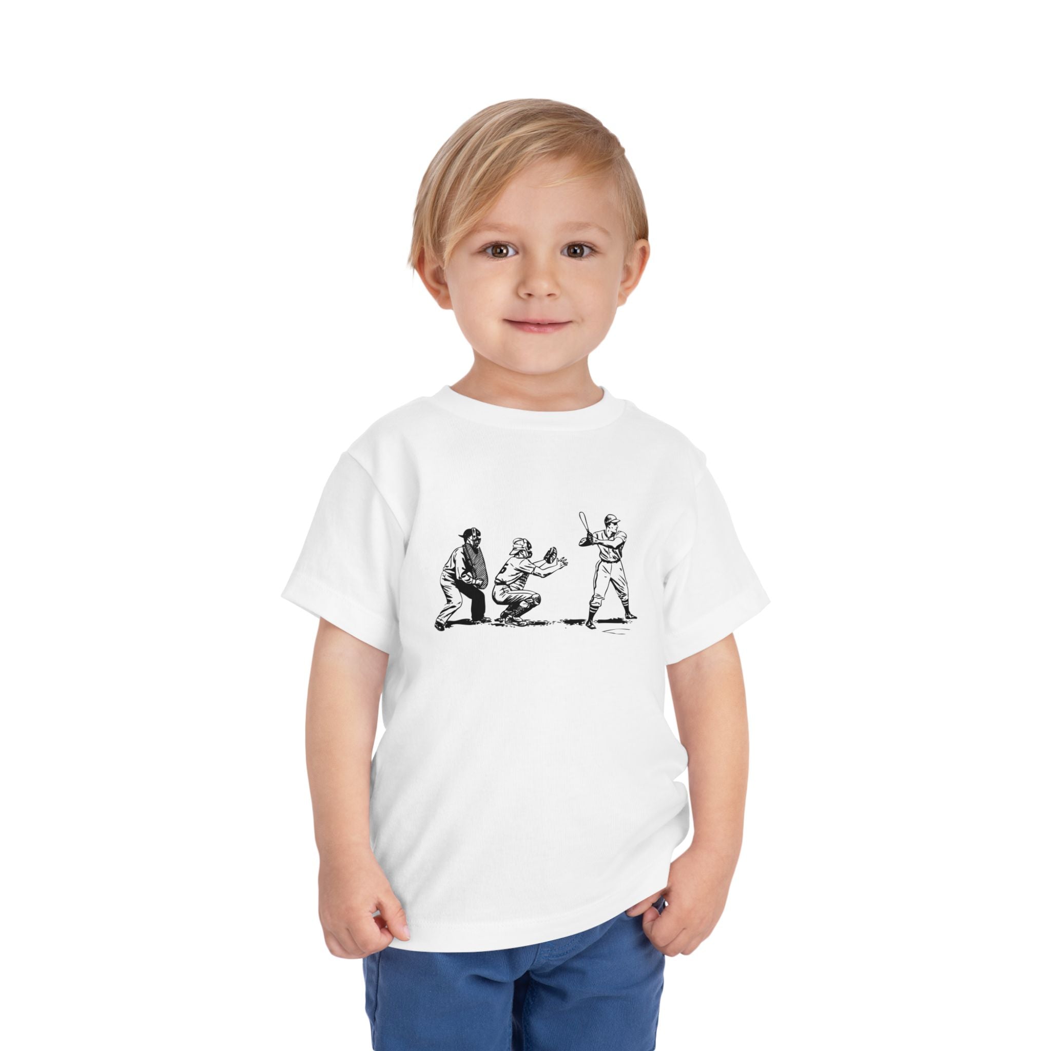 Vintage Baseball Lineup - Toddler Tee
