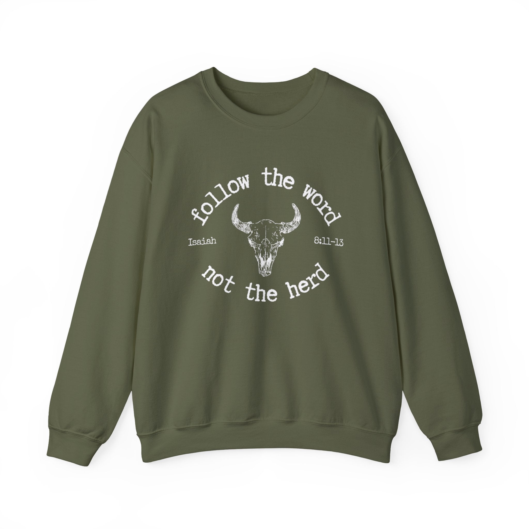 Isaiah 8:11-13 - Christian Crewneck Sweatshirt