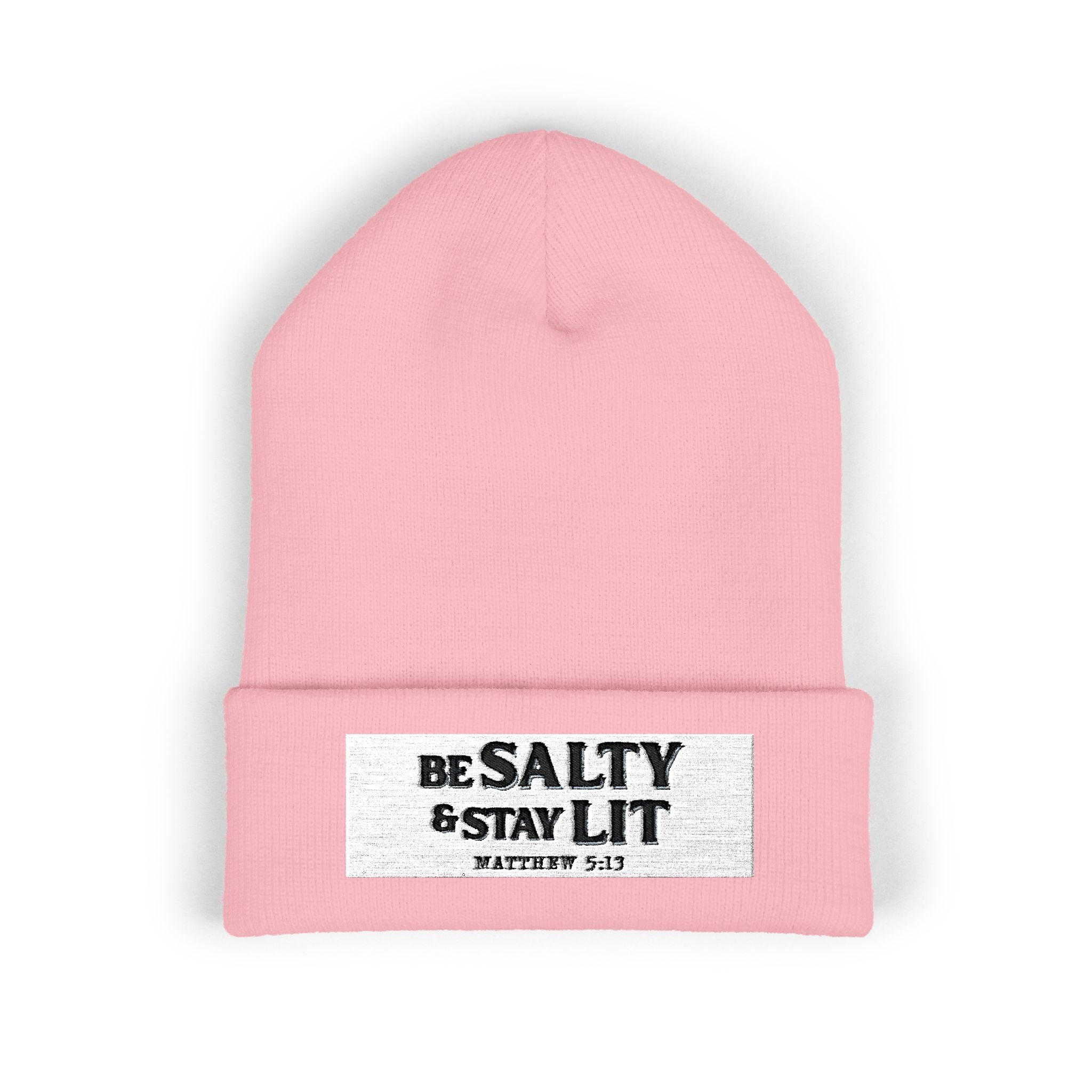 Matthew 5:13 - Christian Beanie (Embroidered Patch)