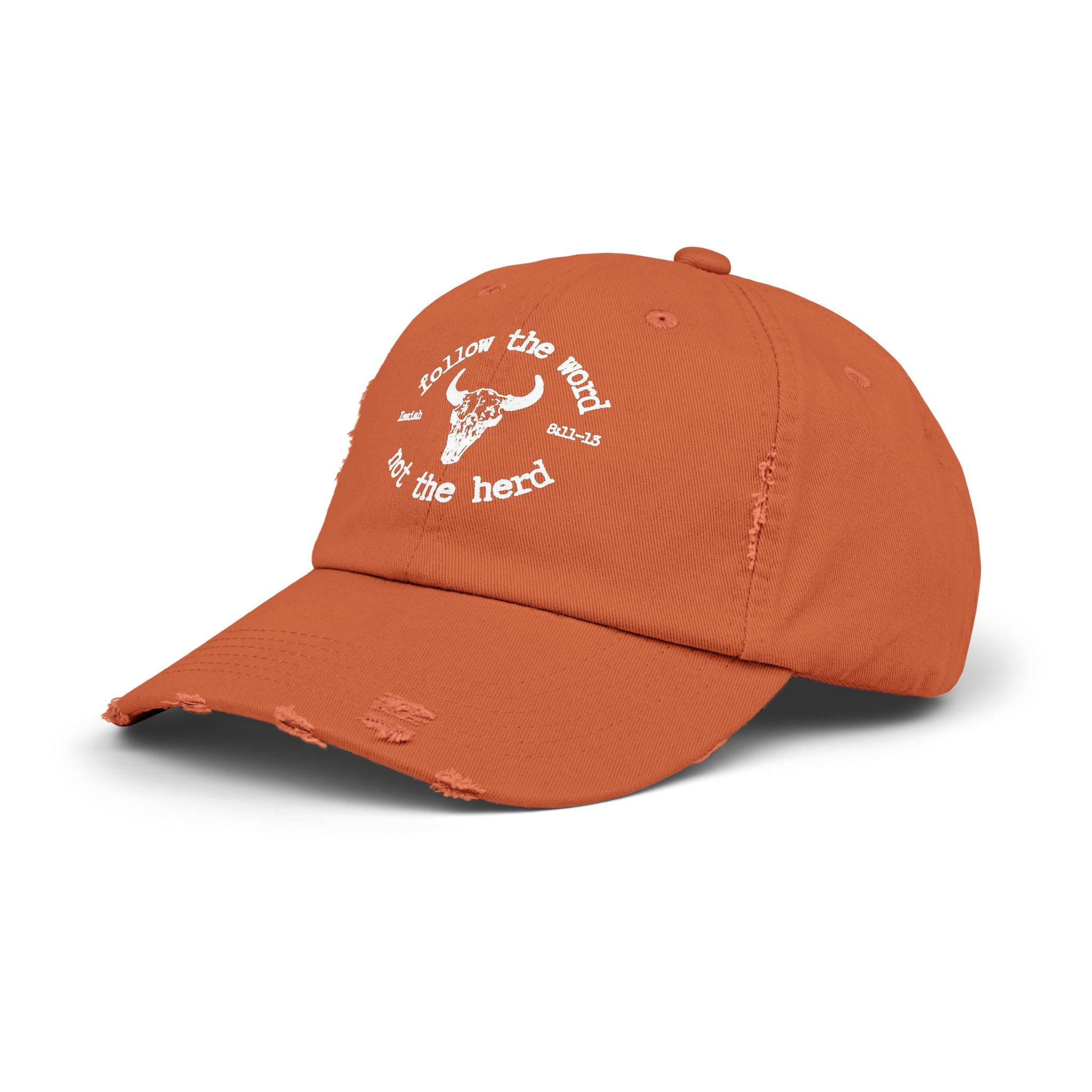 Isaiah 8:11-13 - Christian Distressed Cap
